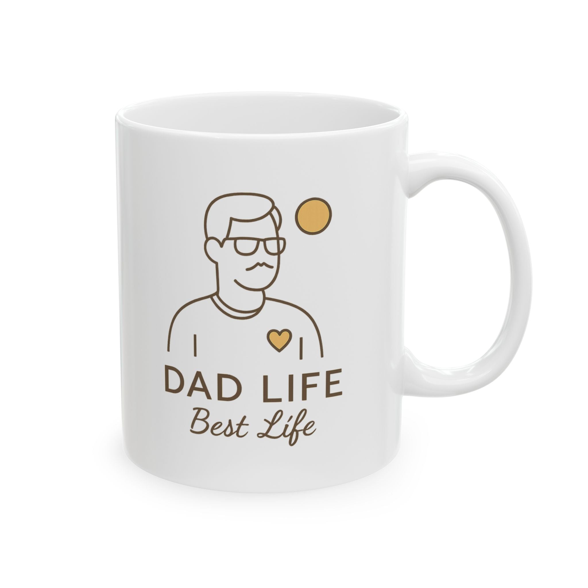 Dad Life Is My Best Life Coffee Mug | Dad Life Gift | Ceramic Mug