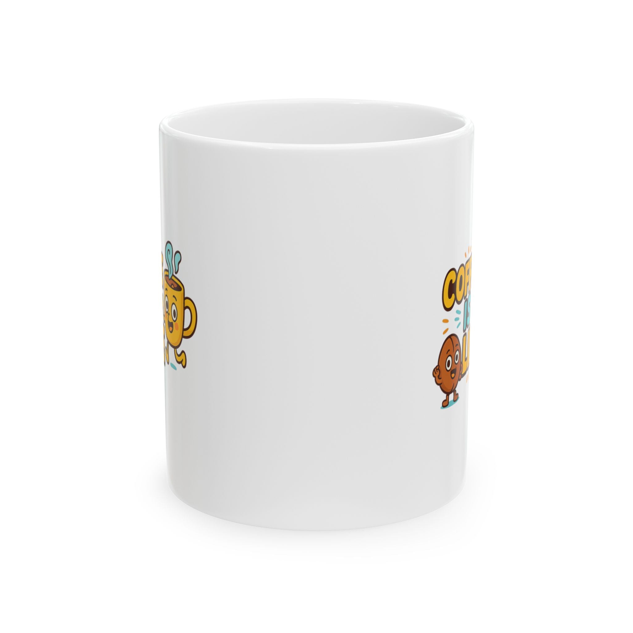 Living My Best Life Meaning Coffee Coffee Mug | Coffee Lover Humor | Ceramic Mug