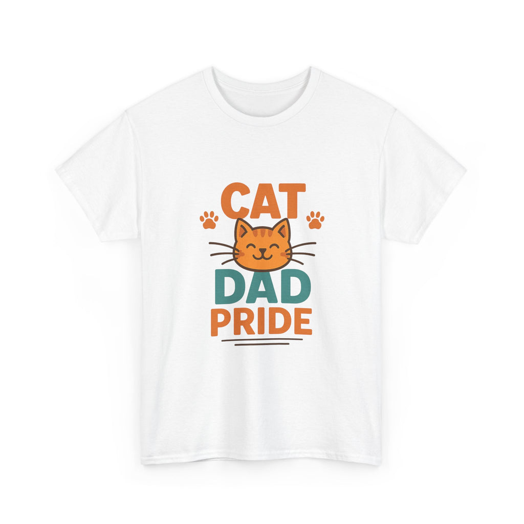 Cat Dad Just Here For The Cats T-Shirt | Cat Humor Gift | Graphic Tee