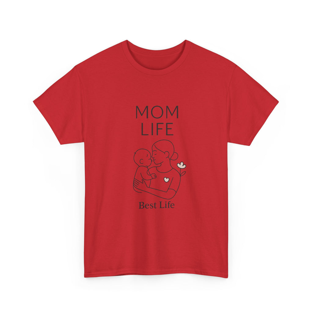 Mom Life Best Life Period T-Shirt | Mom Humor Gift | Graphic Tee