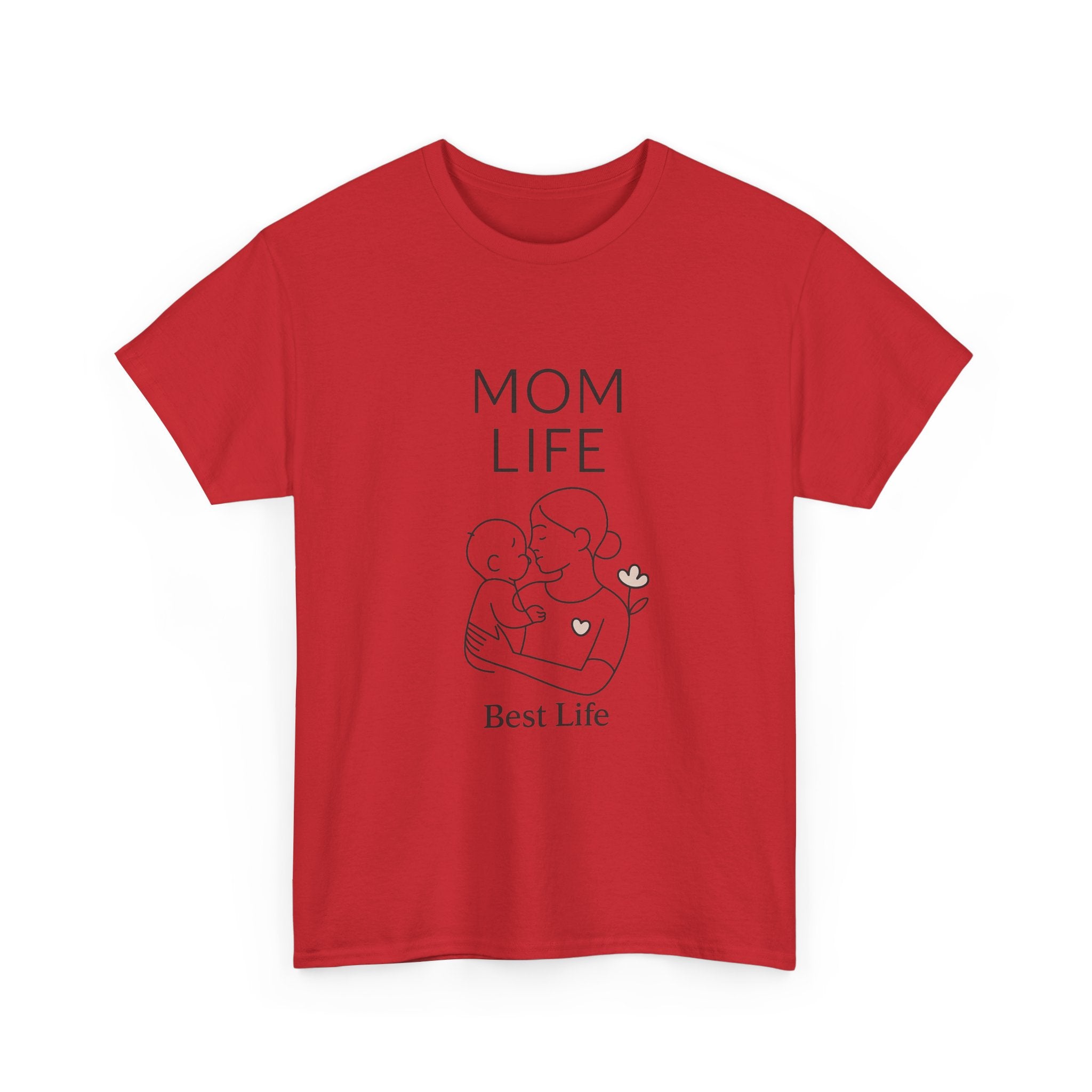 Mom Life Best Life Period T-Shirt | Mom Humor Gift | Graphic Tee