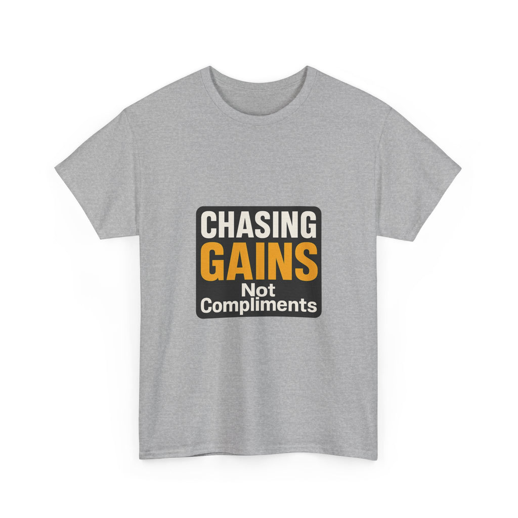 For The Gains Obviously T-Shirt | Funny Gym Motivation | Graphic Tee