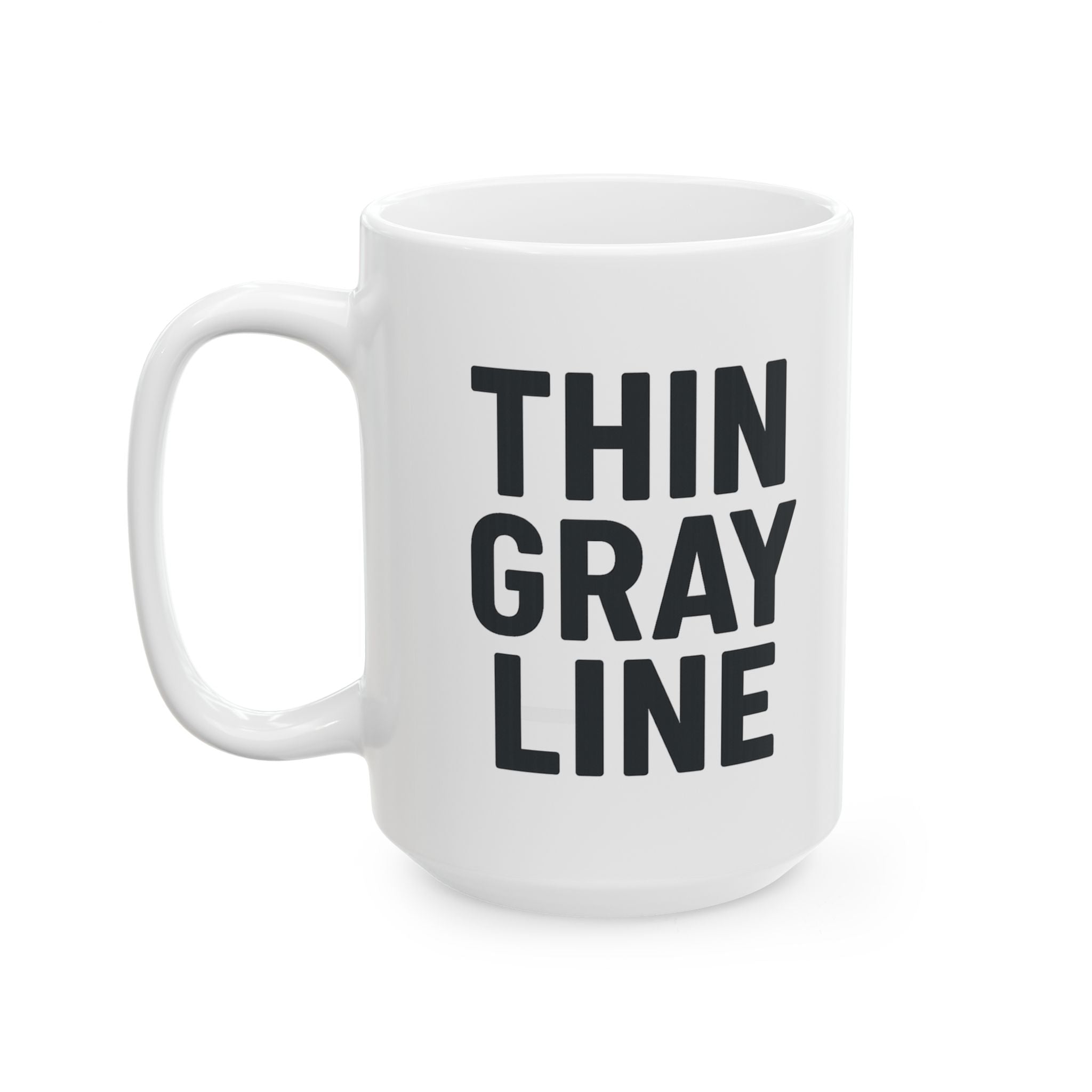Correctional Officer Thin Gray Line Never Off Duty Coffee Mug | Unique Gift | Ceramic Mug