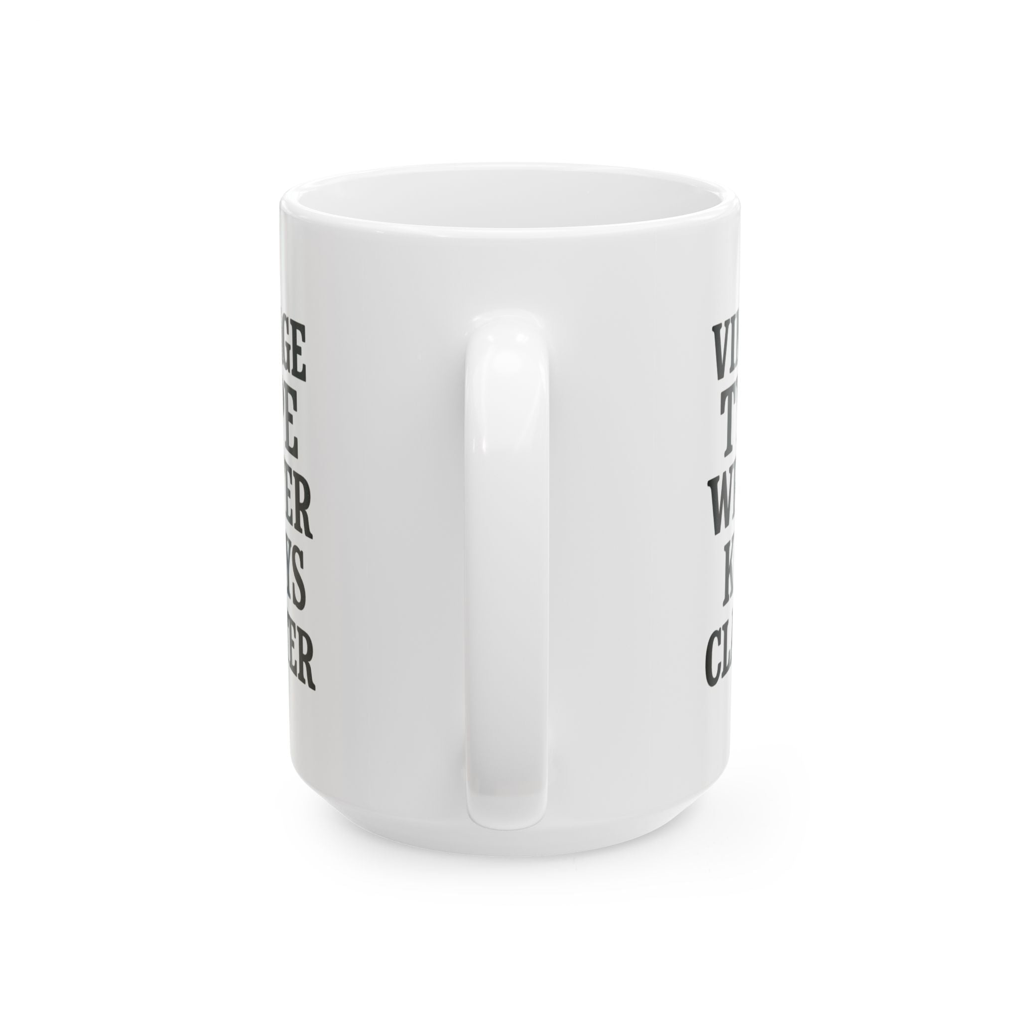 Vintage Typewriter Collector Keys And Coffee Clatter Coffee Mug | Coffee Lover Gift | Ceramic Mug