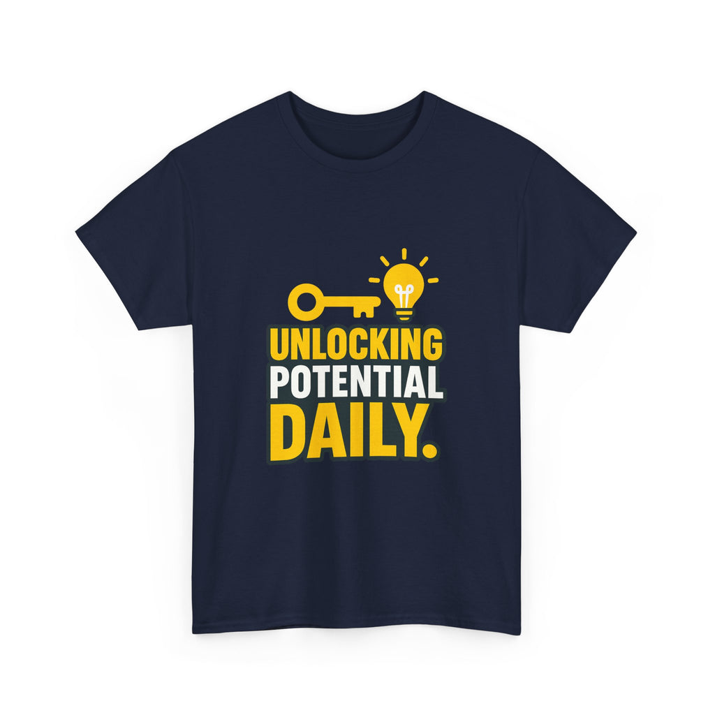 Tutor Unlocking Potential Daily T-Shirt | Unique Gift | Graphic Tee