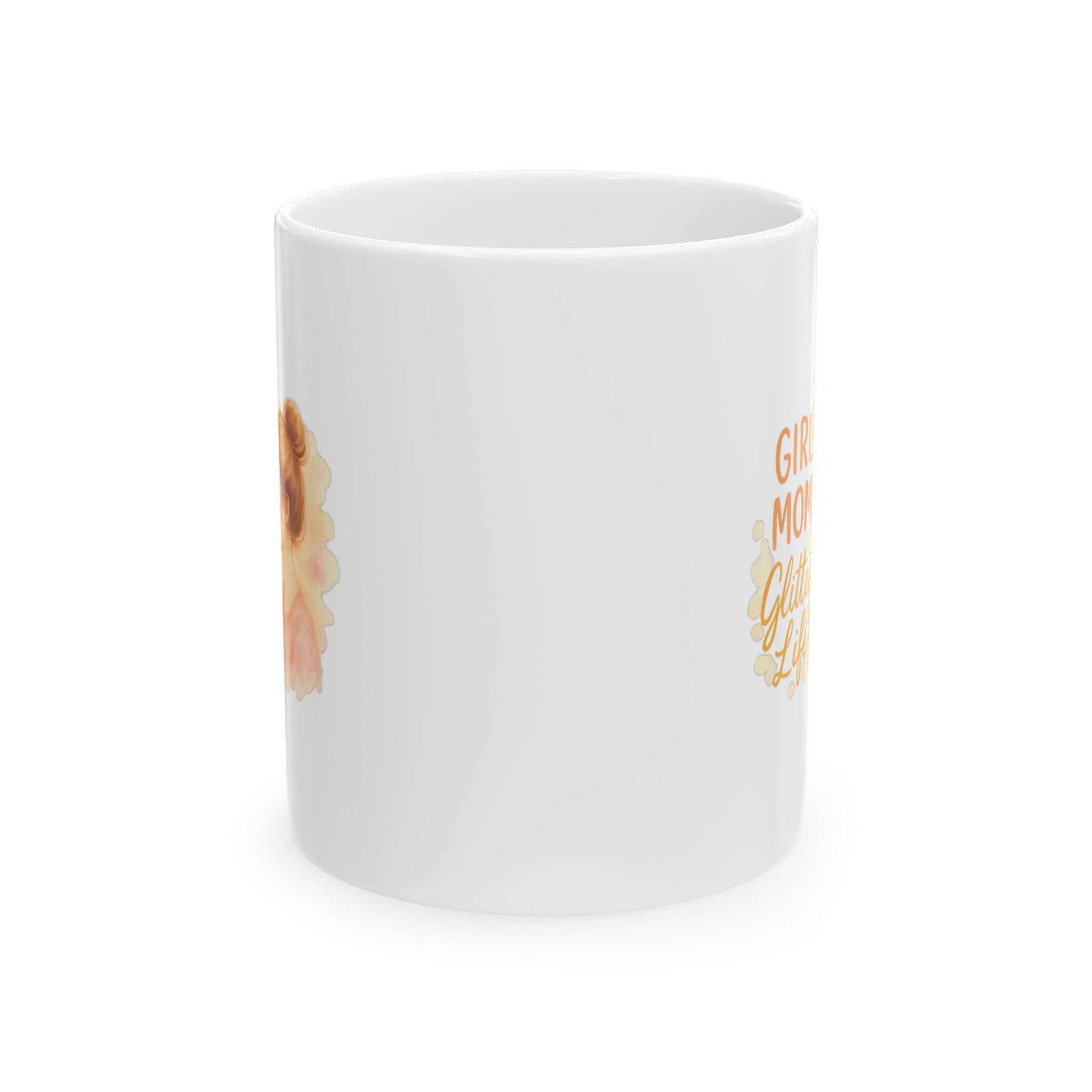 Girl Mom Blessed Beyond Measure Coffee Mug | Funny Girl Mom Gift | Ceramic Mug