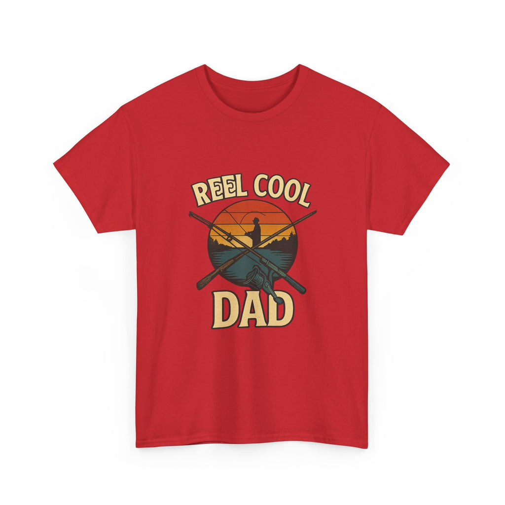Reel Cool Dad Fishing Father T-Shirt | Gift for Dad | Graphic Tee