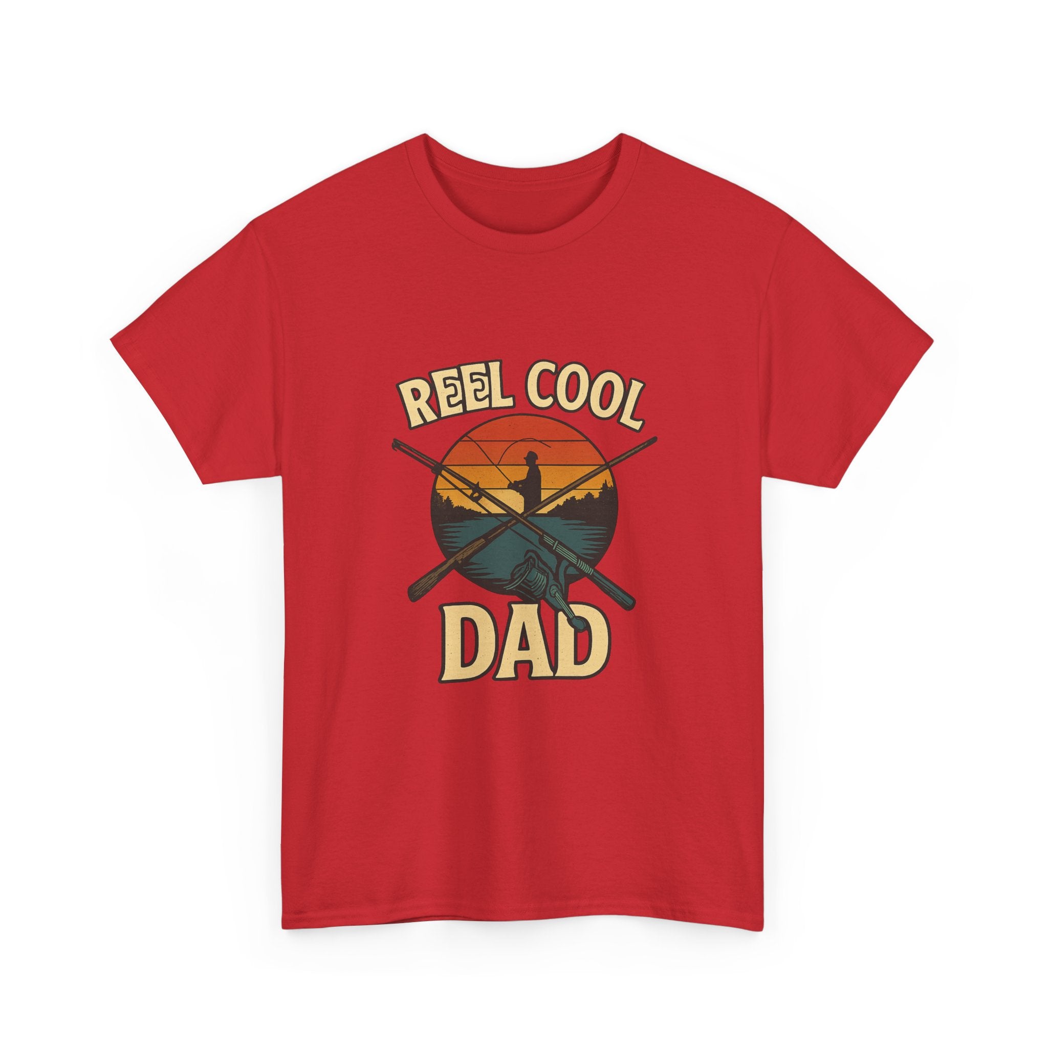 Reel Cool Dad Fishing Father T-Shirt | Gift for Dad | Graphic Tee
