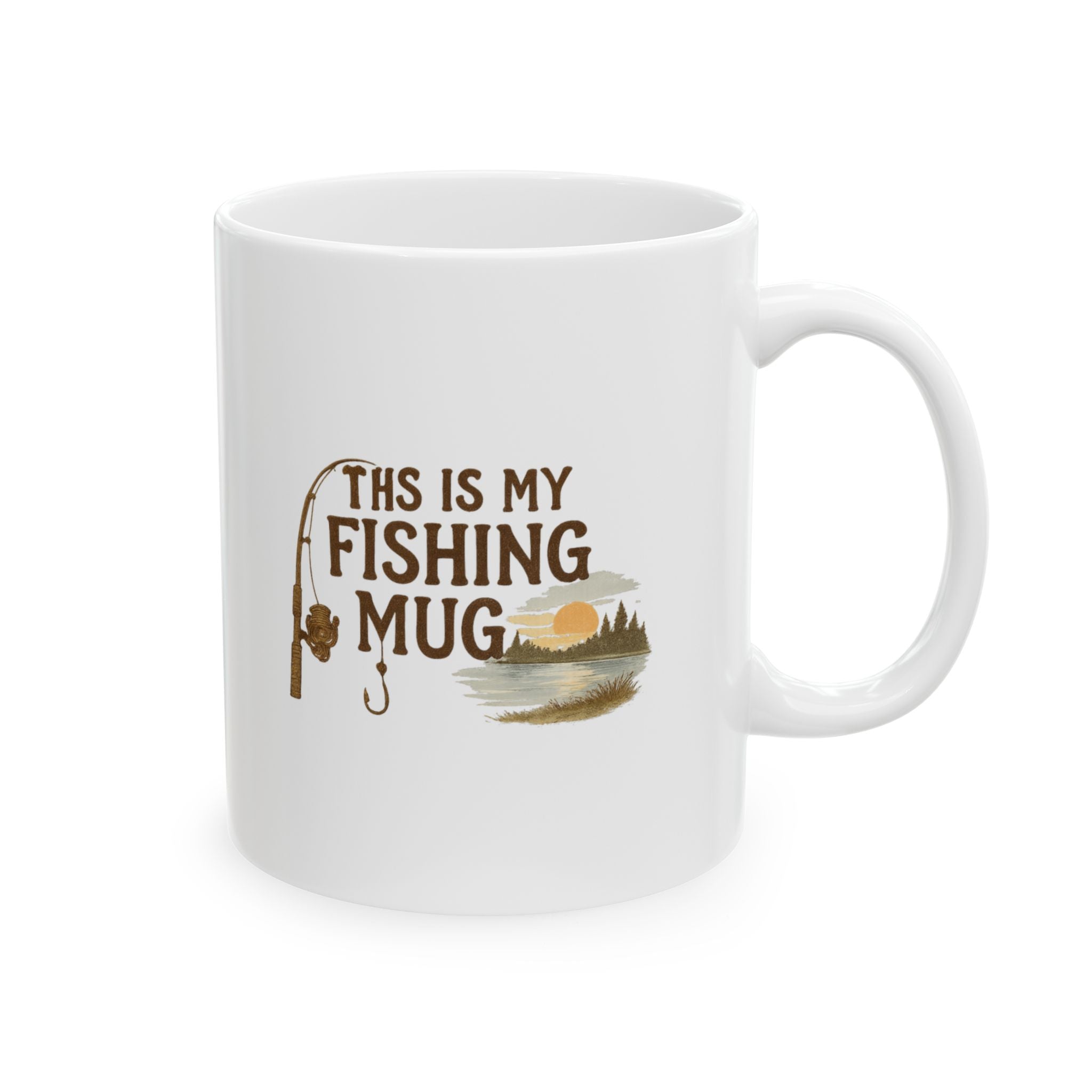 This Is My Fishing Mug Outdoors Coffee Mug | Fishing Lover Gift | Ceramic Mug