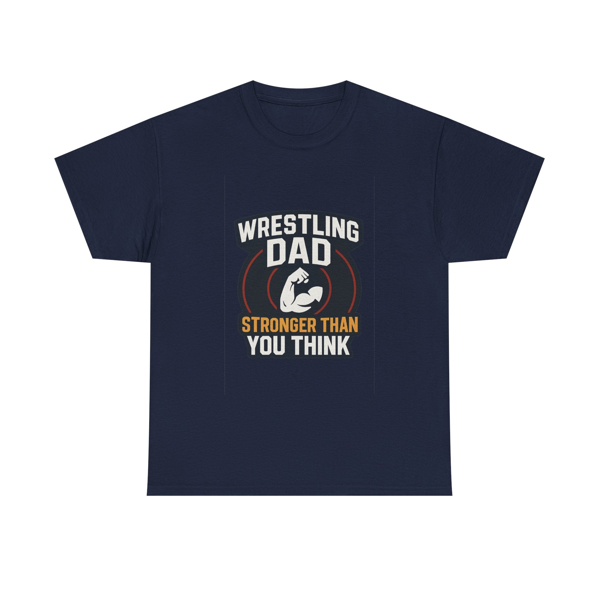 Wrestling Dad Stronger Than You Think T-Shirt | Gift for Dad | Graphic Tee