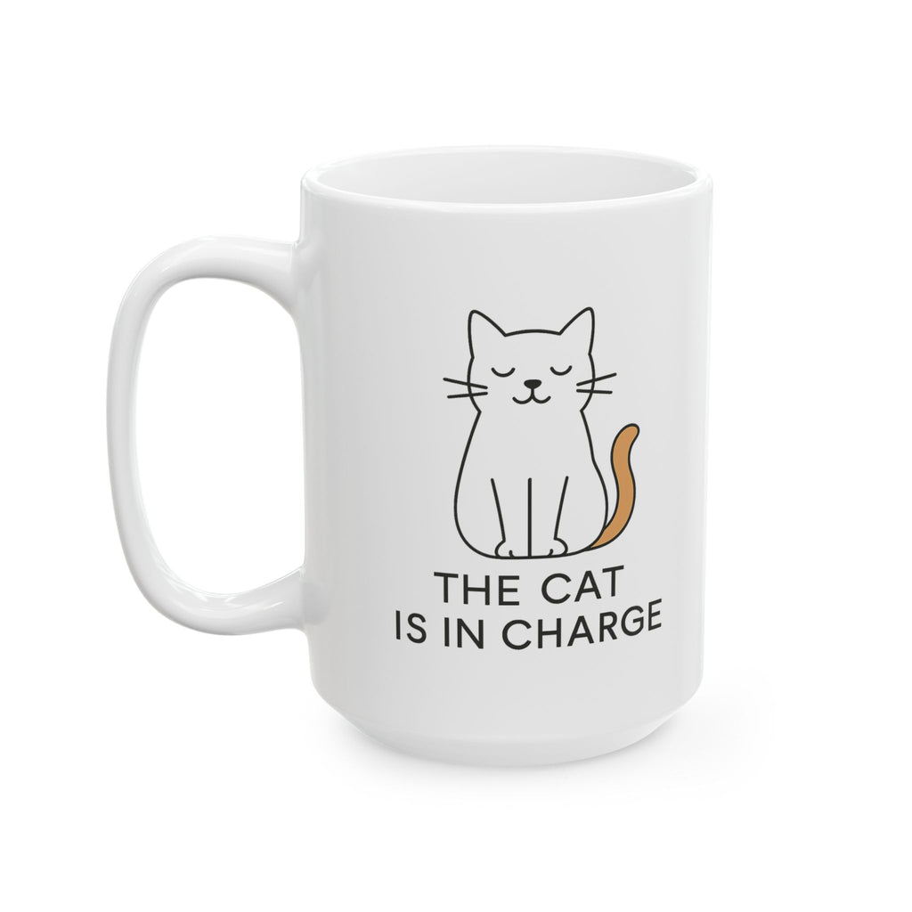 My Cat Judges Me Coffee Mug | Funny Cat Humor | Ceramic Mug