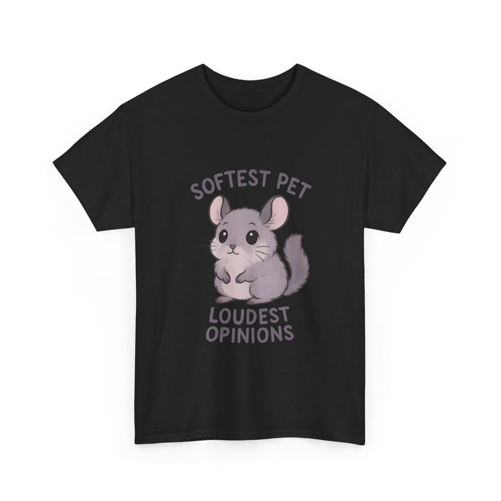 Chinchilla Mom Softest Pet Loudest Opinions T-Shirt