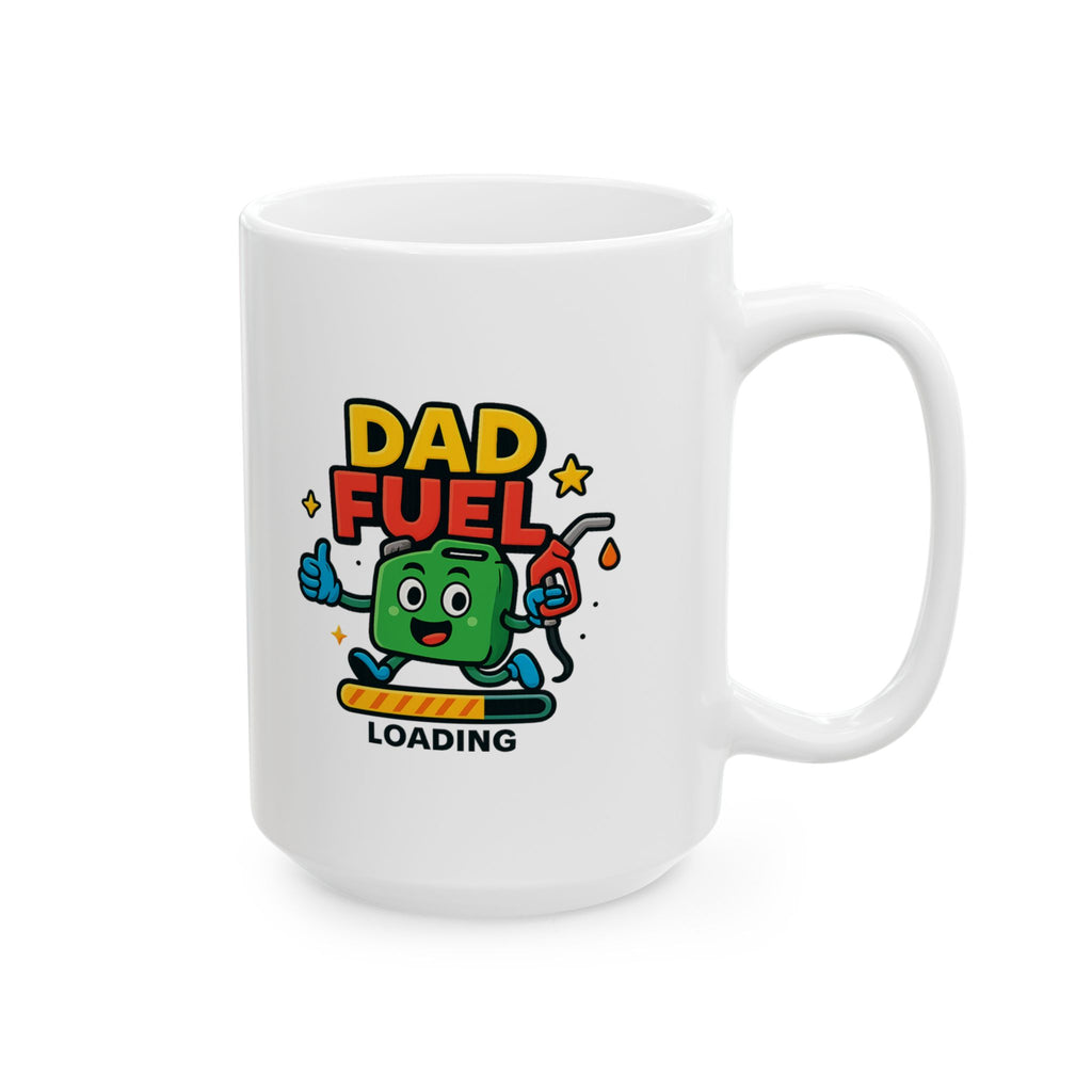Dad Fuel In Progress Step Away Coffee Mug | Funny Father Gift | Ceramic Mug