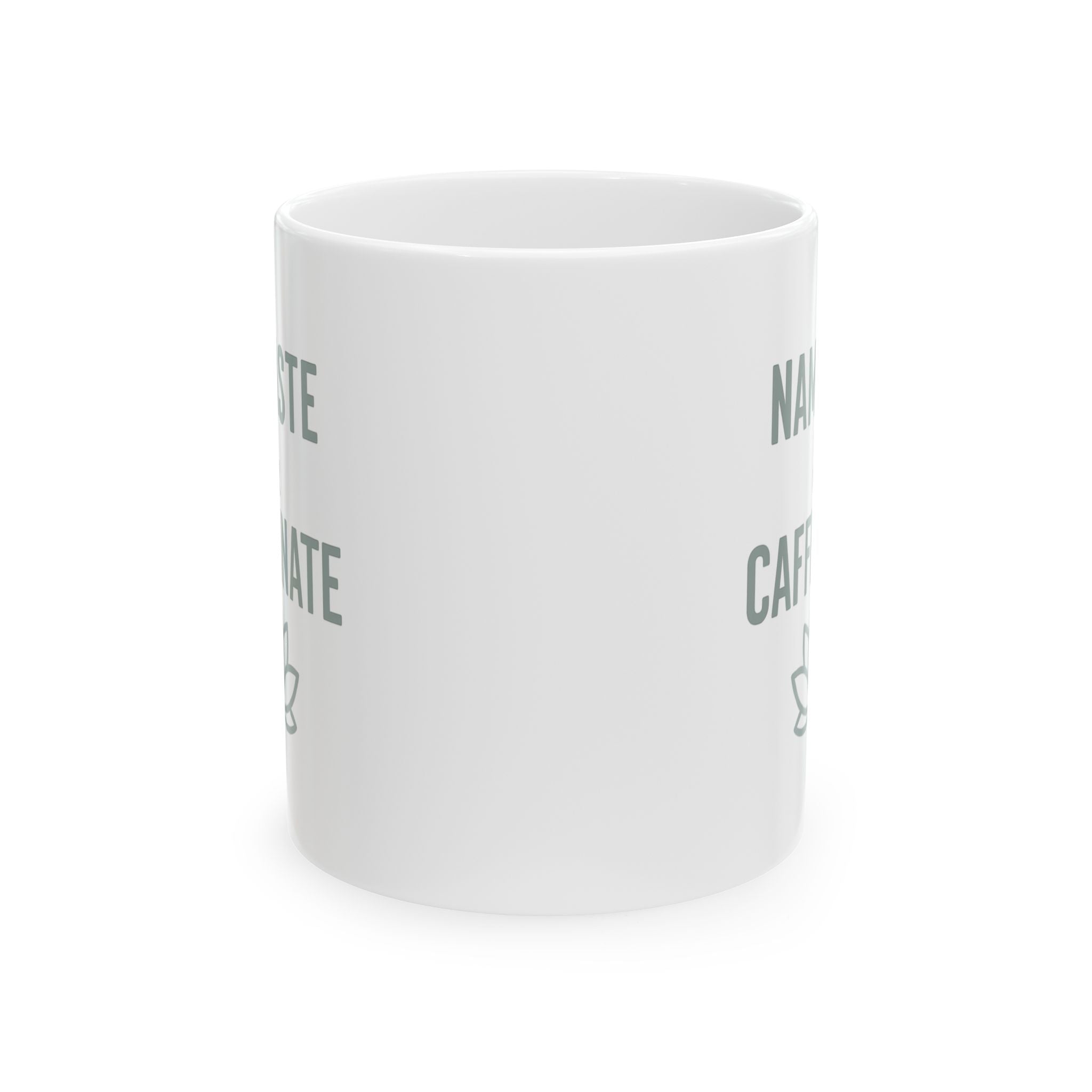Yoga Instructor Namaste And Caffeinate Coffee Mug | Yoga Lover Gift | Ceramic Mug