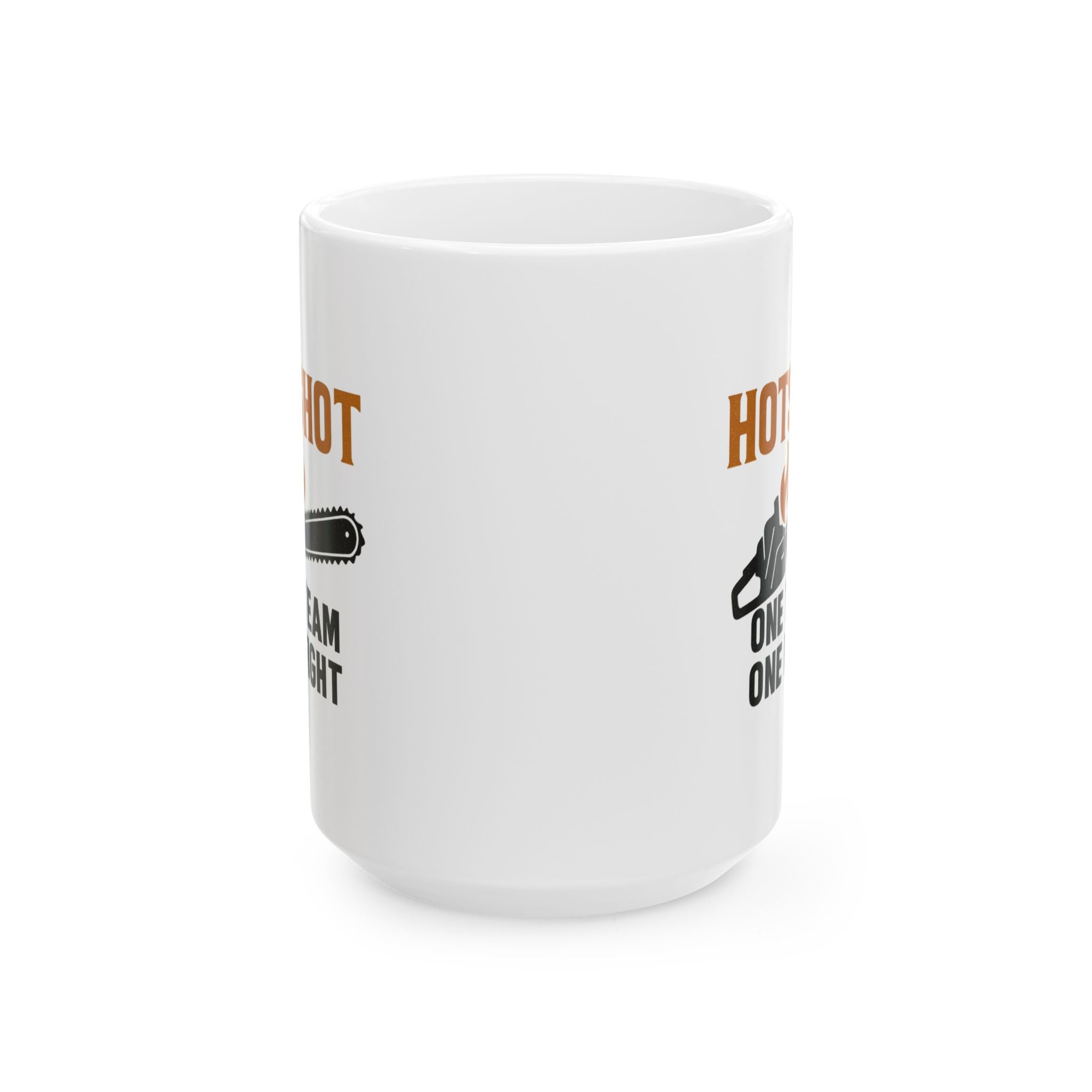 Wildland Firefighter Hotshot Crew One Team One Fight Coffee Mug | Unique Gift | Ceramic Mug