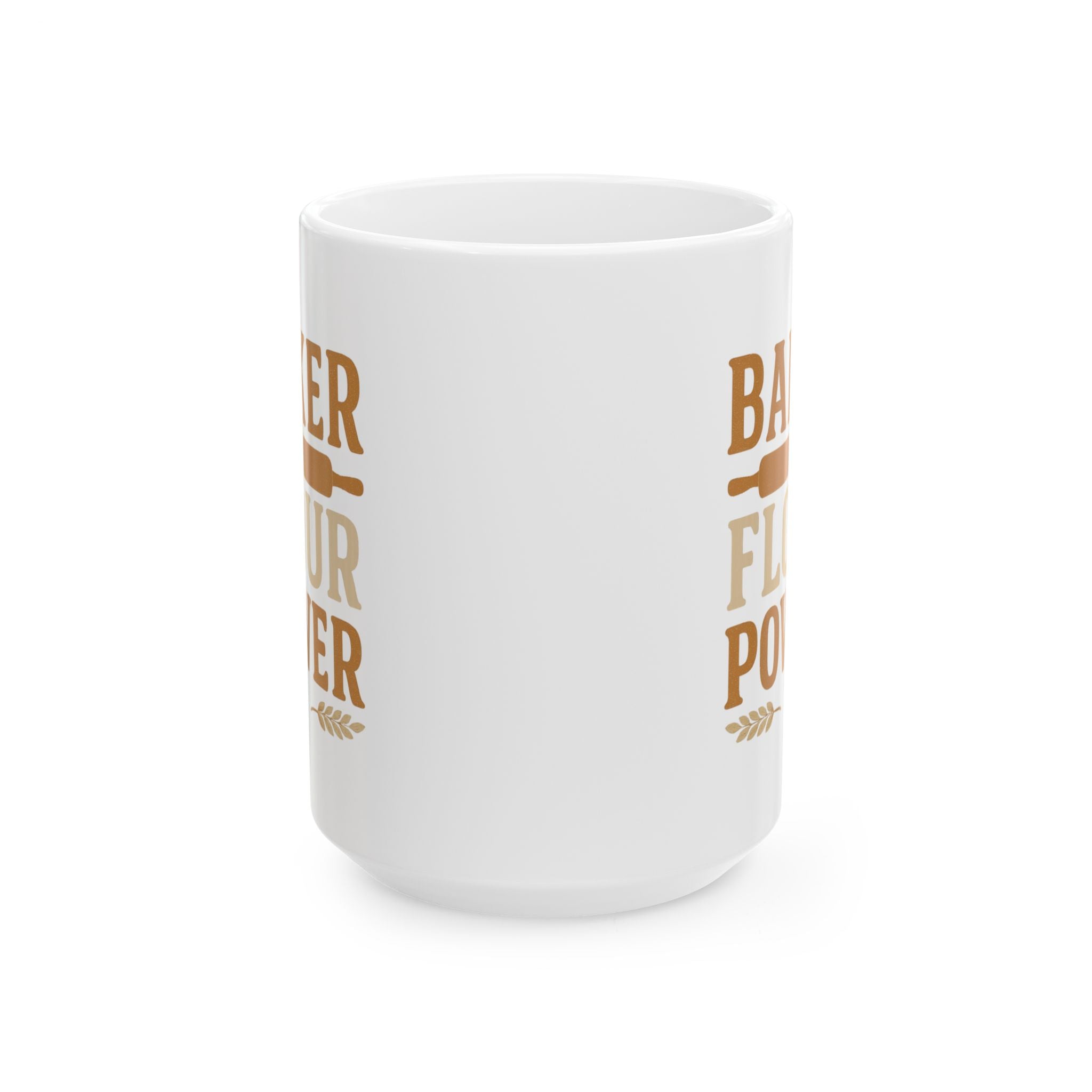 Baker Flour Power Coffee Mug | Baker Gift | Ceramic Mug