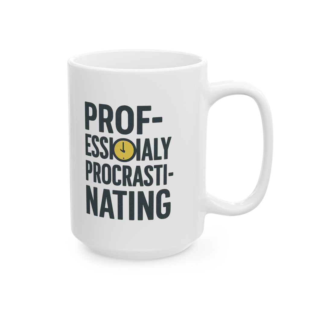 Professionally Procrastinating But With Coffee Coffee Mug | Coffee Lover Gift | Ceramic Mug
