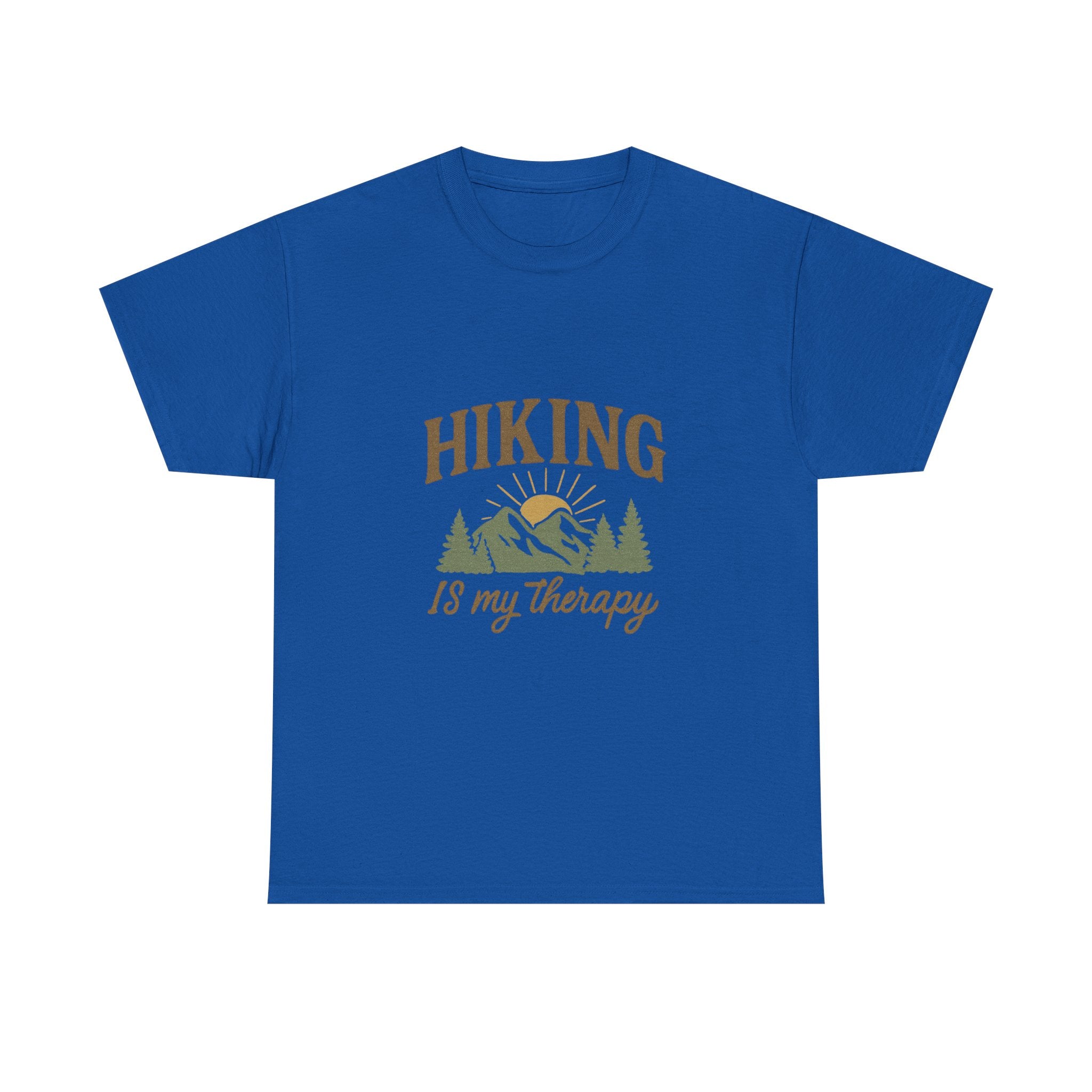 Hiking Is My Therapy Outdoors T-Shirt | Hiking Lover Gift | Graphic Tee