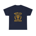 Worlds Okayest Brother Funny T-Shirt | Funny Gift | Graphic Tee