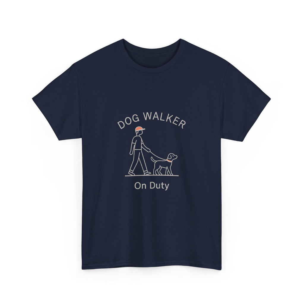 My Dog Walks Me T-Shirt | Funny Dog Owner Humor | Graphic Tee