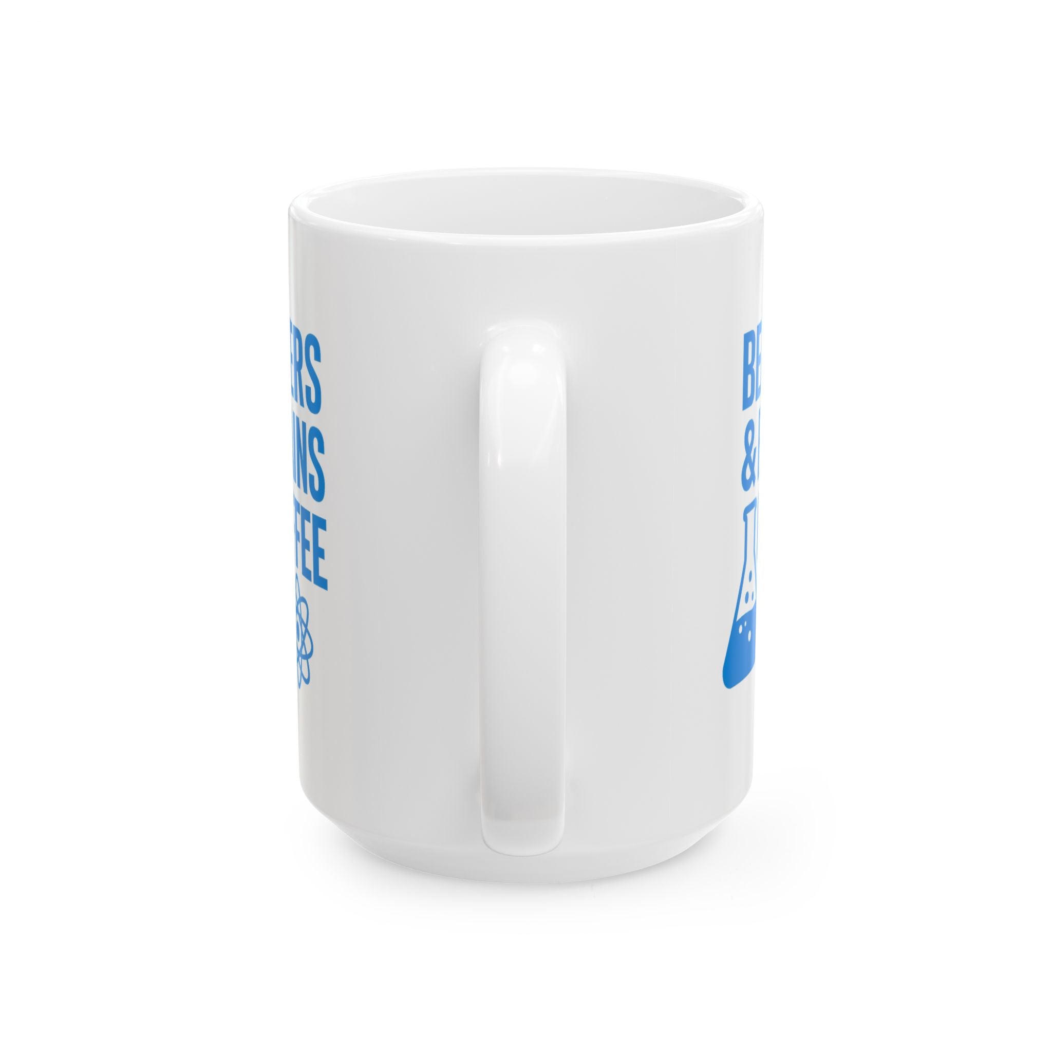 Science Teacher Beakers And Brains Coffee Coffee Mug | Teacher Gift | Ceramic Mug