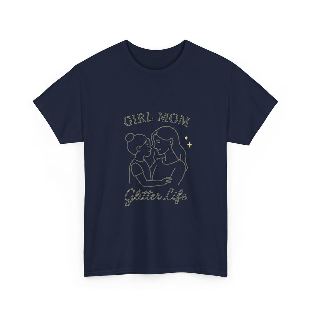 Girl Mom Hair Bows And Chaos T-Shirt | Funny Girl Mom Gift | Graphic Tee