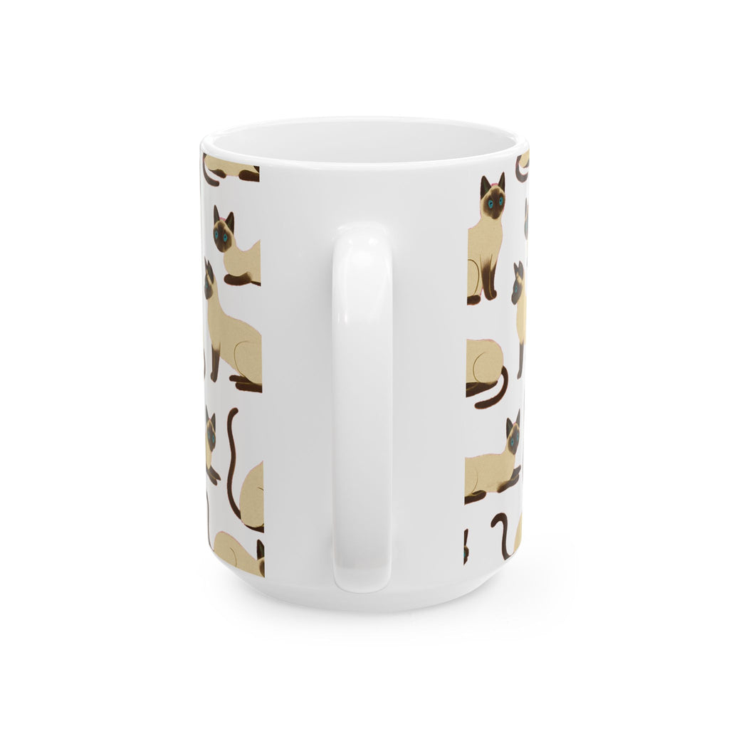 Siamese Cat Coffee Mug | Cat Lover Gift | Ceramic Mug