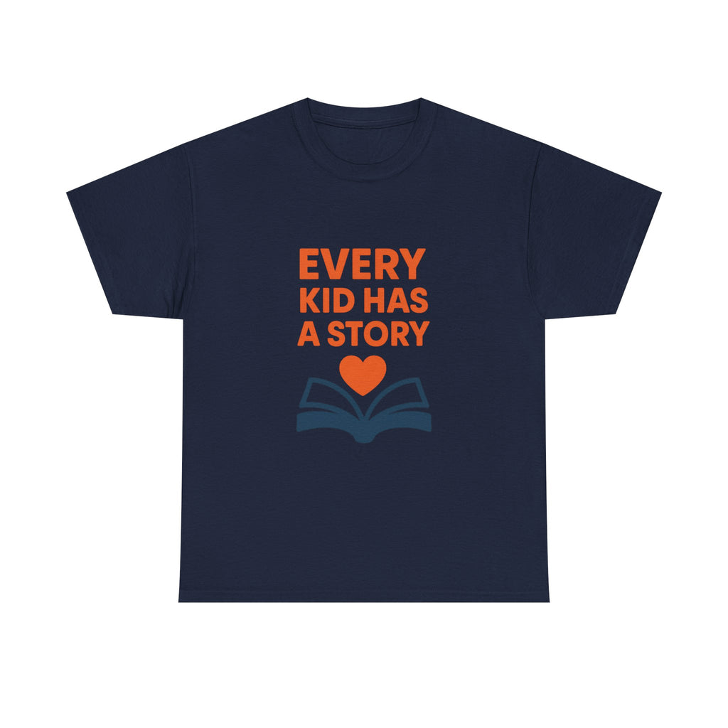 Special Education Teacher Every Kid Has A Story T-Shirt | Cat Lover Gift | Graphic Tee
