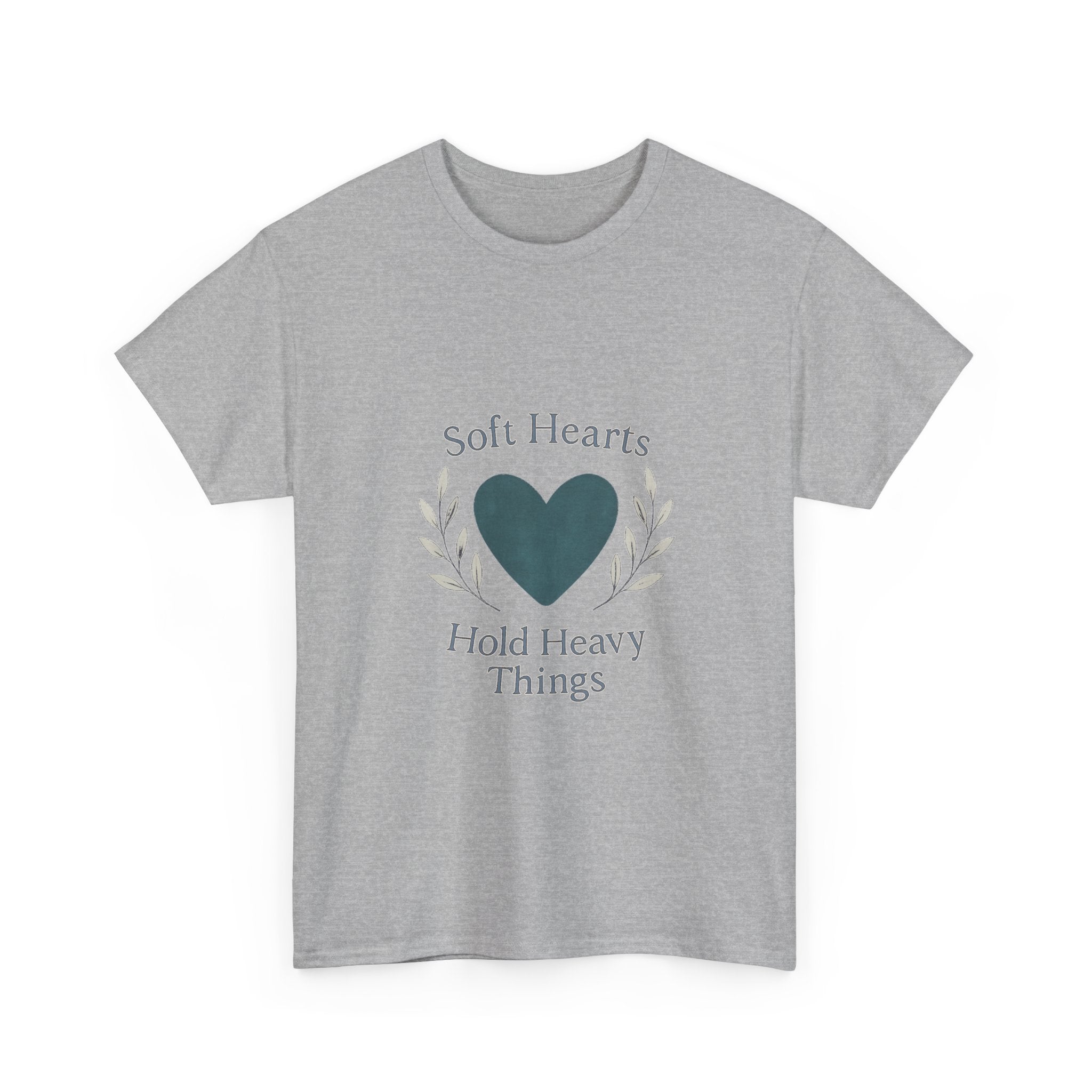 Grief Support Soft Hearts Hold Heavy Things T-Shirt