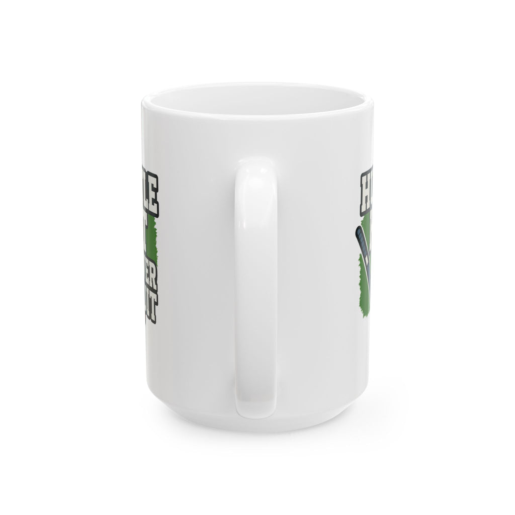 Field Hockey Mom Hustle Hit Never Quit Coffee Mug | Gift for Mom | Ceramic Mug
