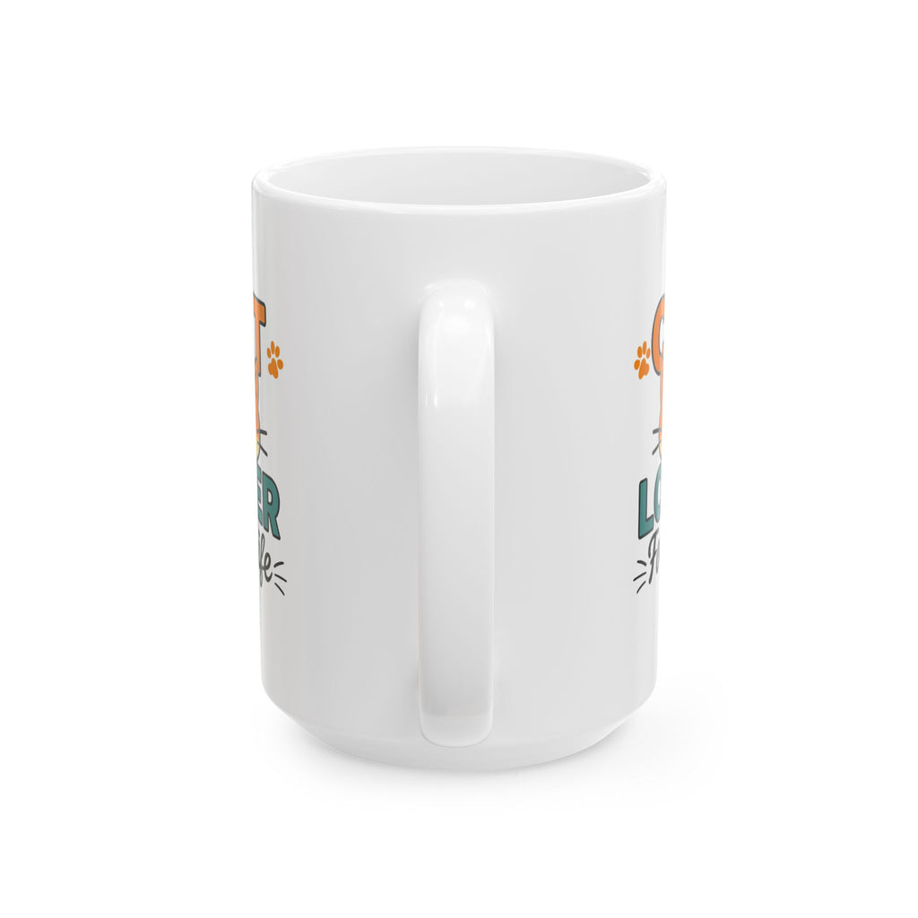 Born To Love Cats Coffee Mug | Cat Lover Gift | Ceramic Mug