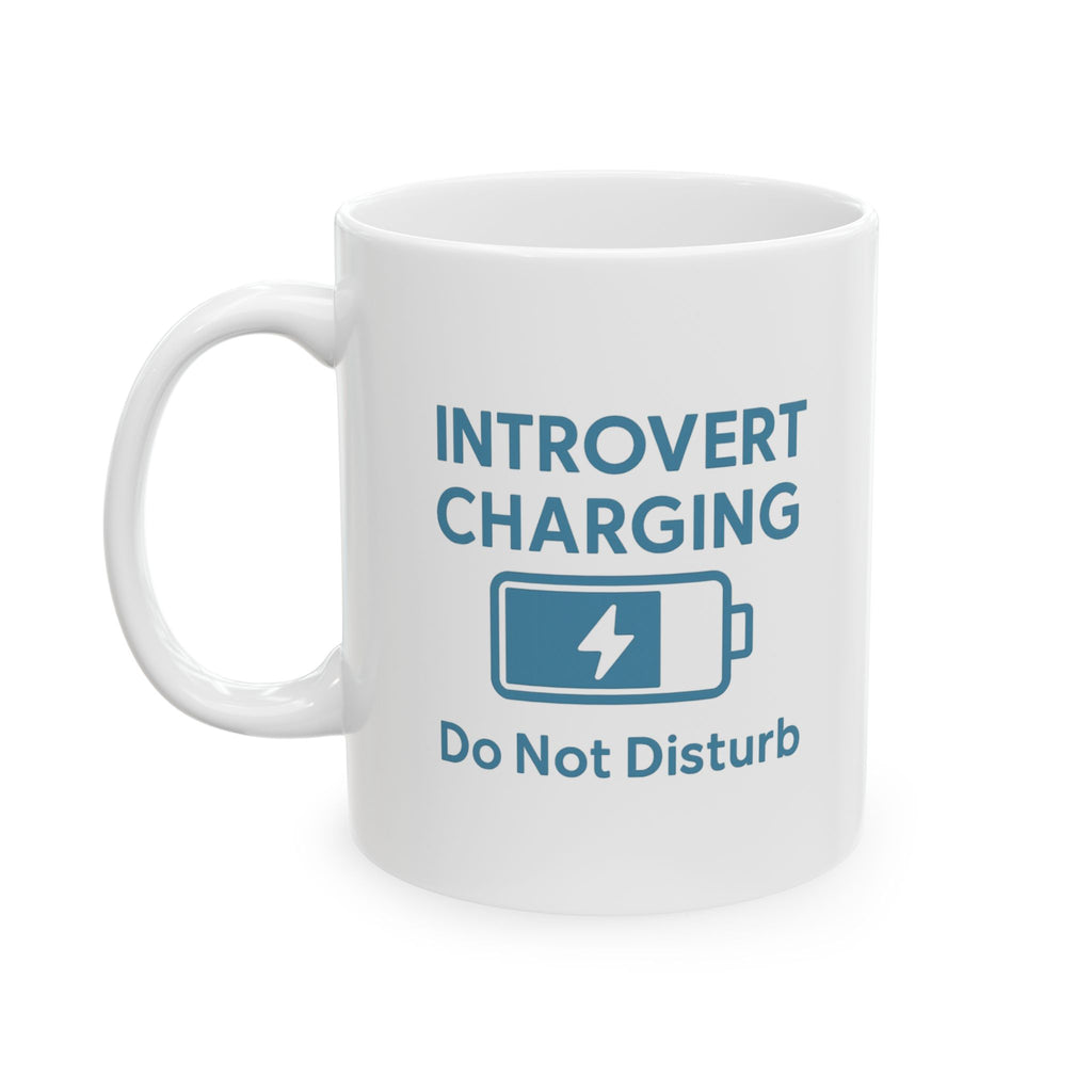 Introvert Charging Please Do Not Disturb Ceramic Mug