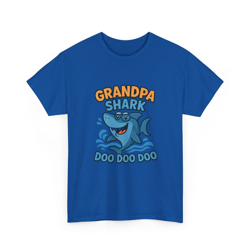 Grandpa Shark Doo Doo Family T-Shirt | Gift for Grandpa | Graphic Tee