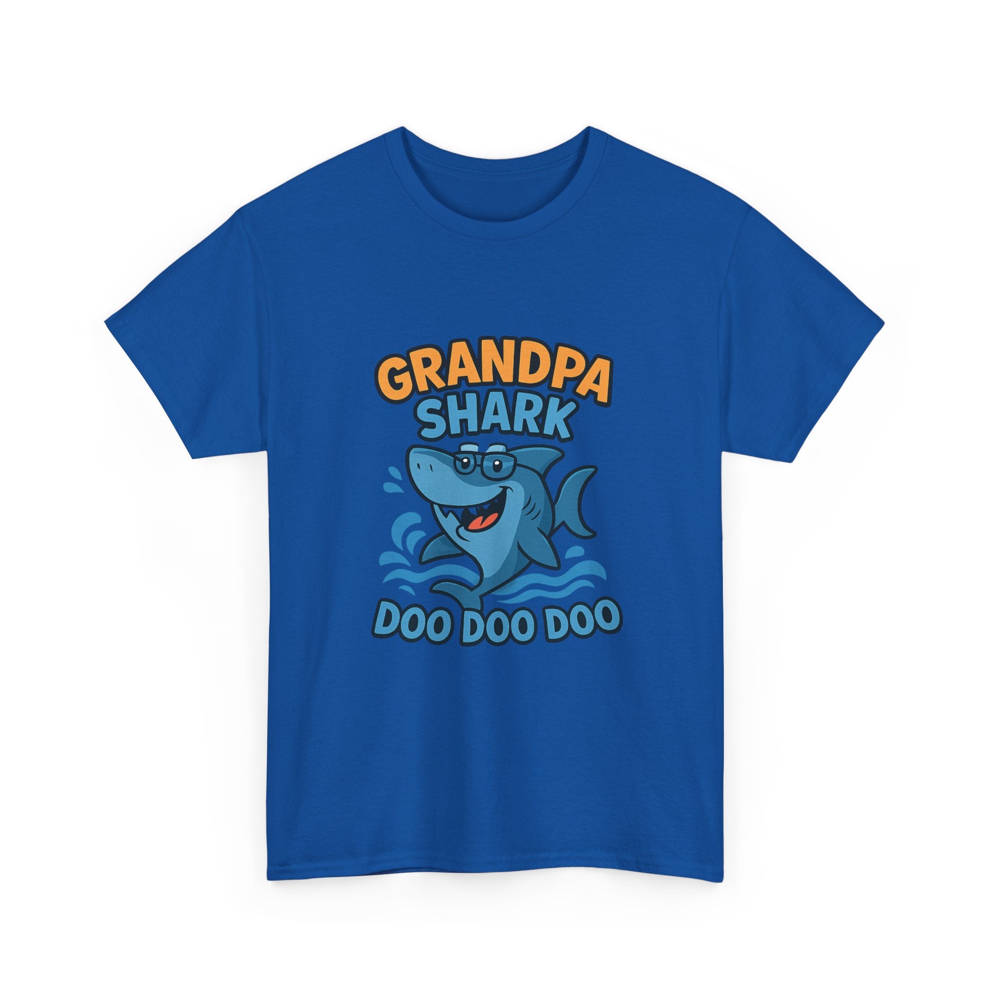 Grandpa Shark Doo Doo Family T-Shirt | Gift for Grandpa | Graphic Tee