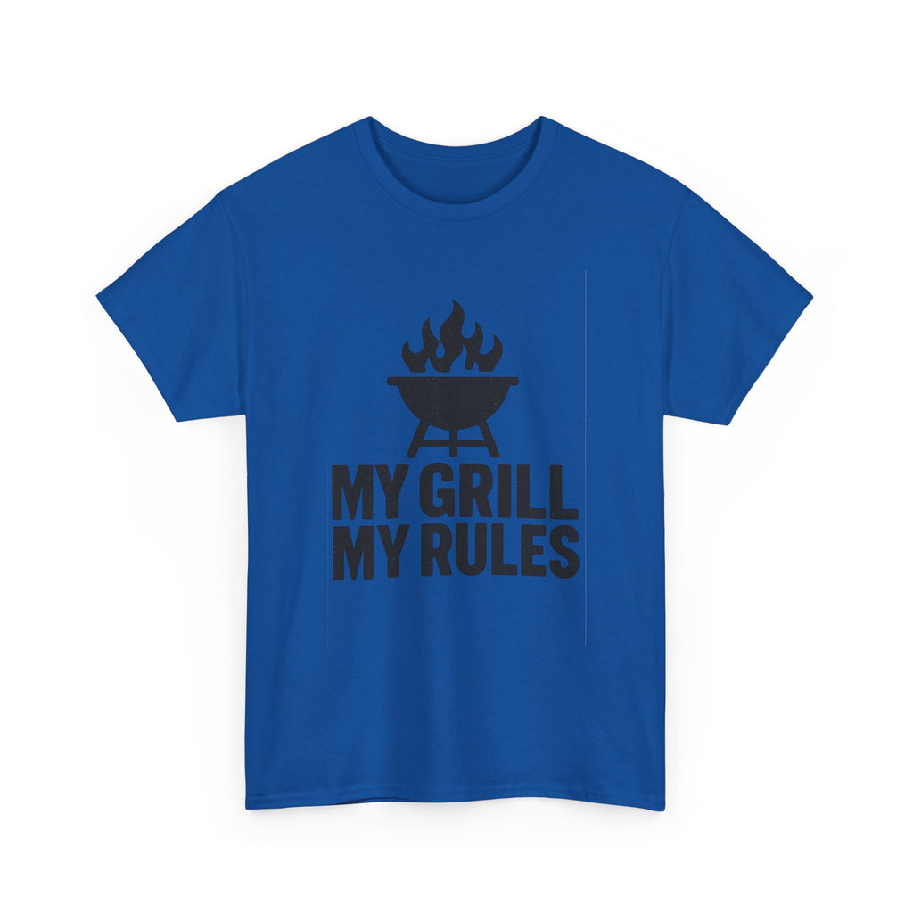BBQ Rules My Grill My Rules Dad T-Shirt | Gift for Dad | Graphic Tee