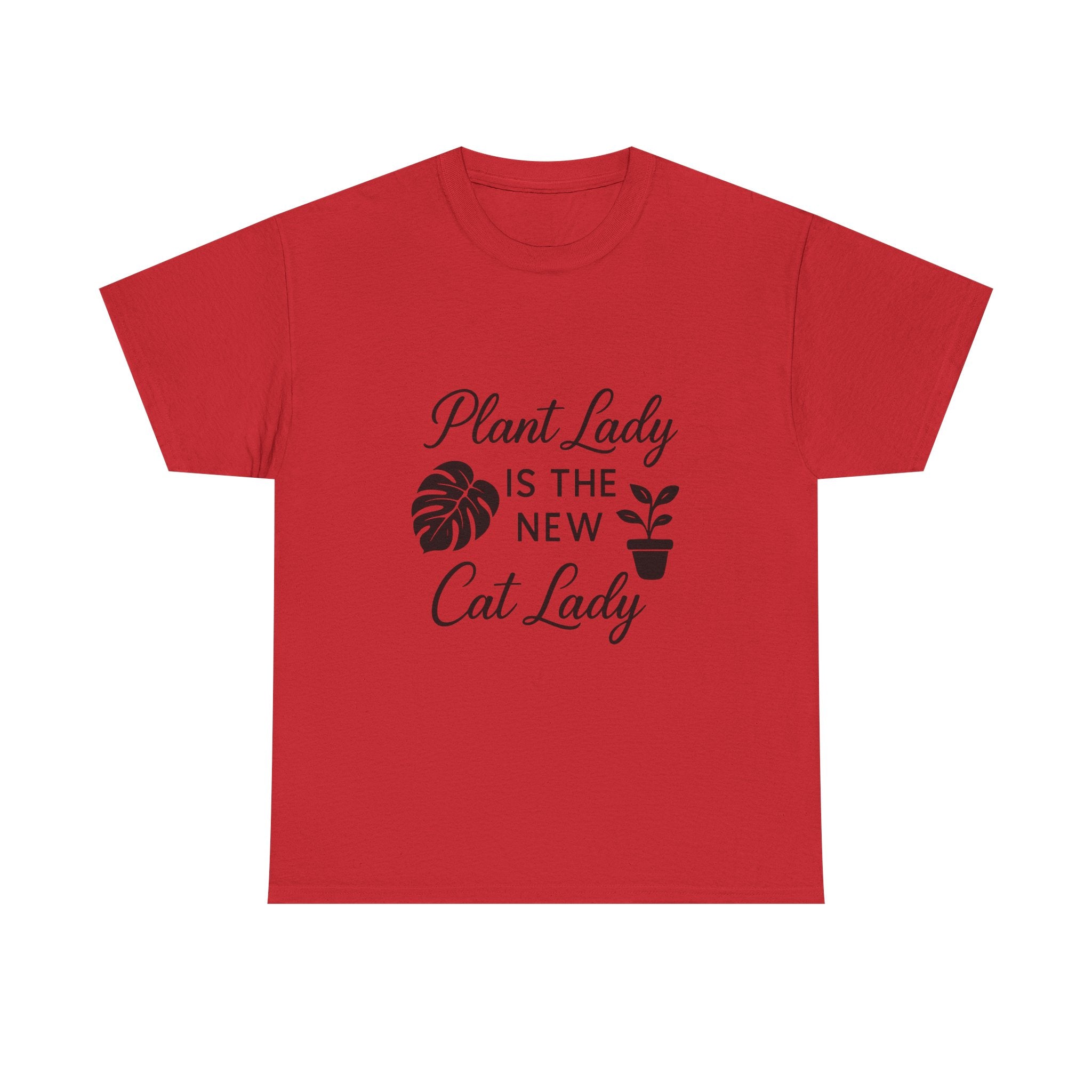 Plant Lady Is The New Cat Lady T-Shirt | Cat Lover Gift | Graphic Tee