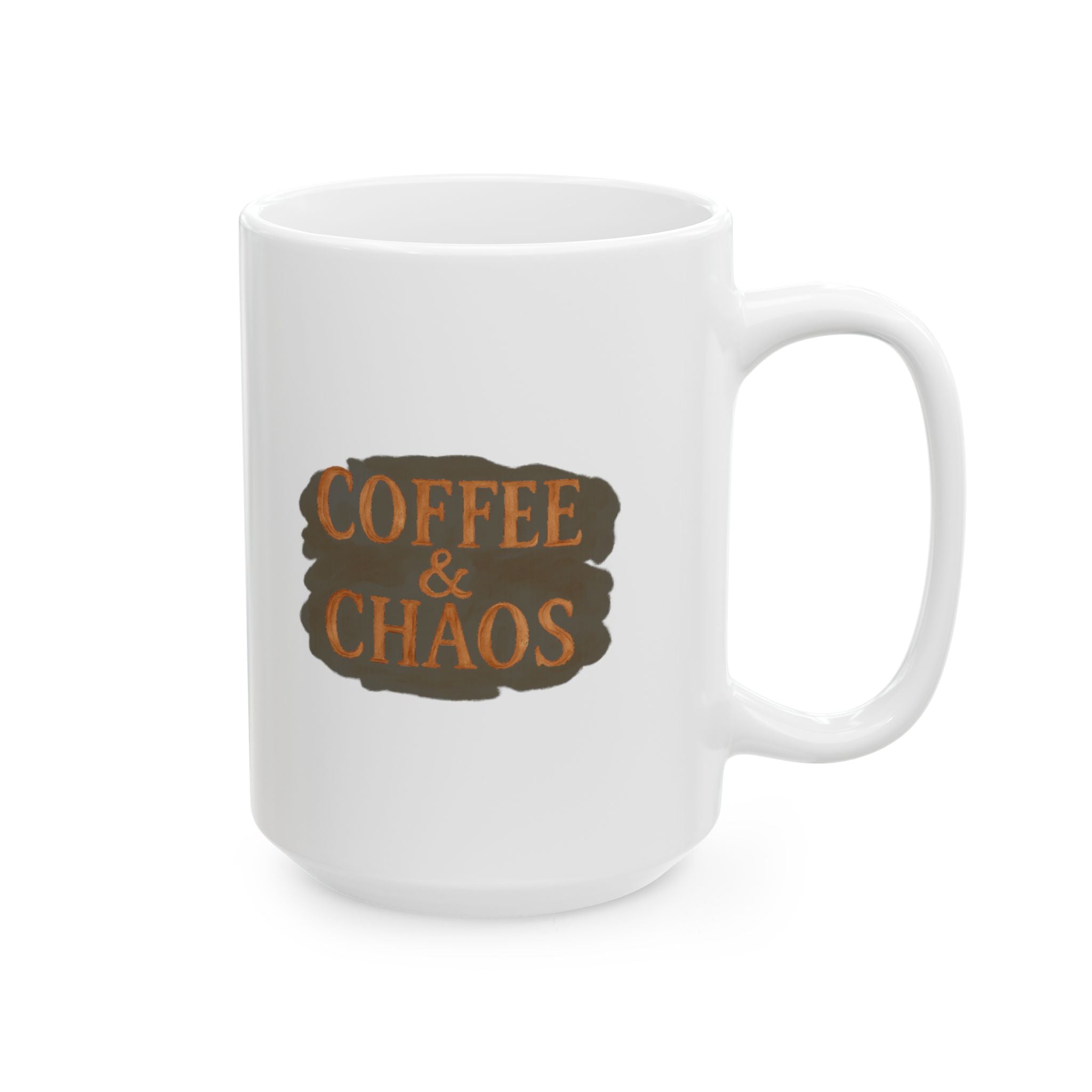 Fueled By Coffee Powered By Chaos Coffee Mug | Funny Gift | Ceramic Mug