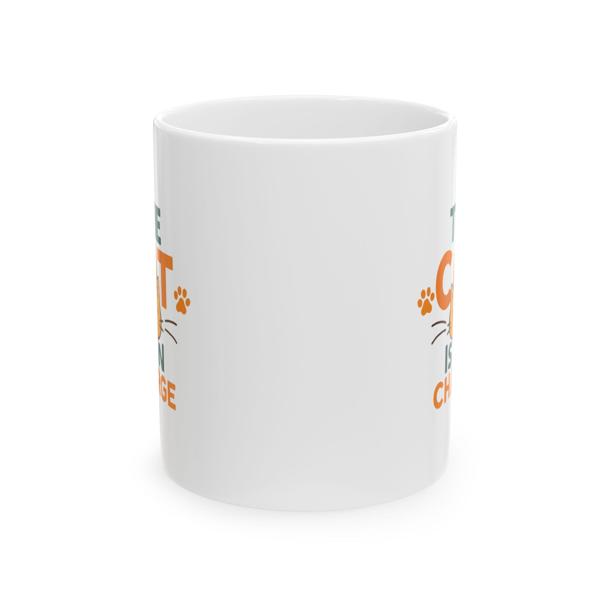 Meow Or Never Coffee Mug | Funny Cat Humor Gift | Ceramic Mug