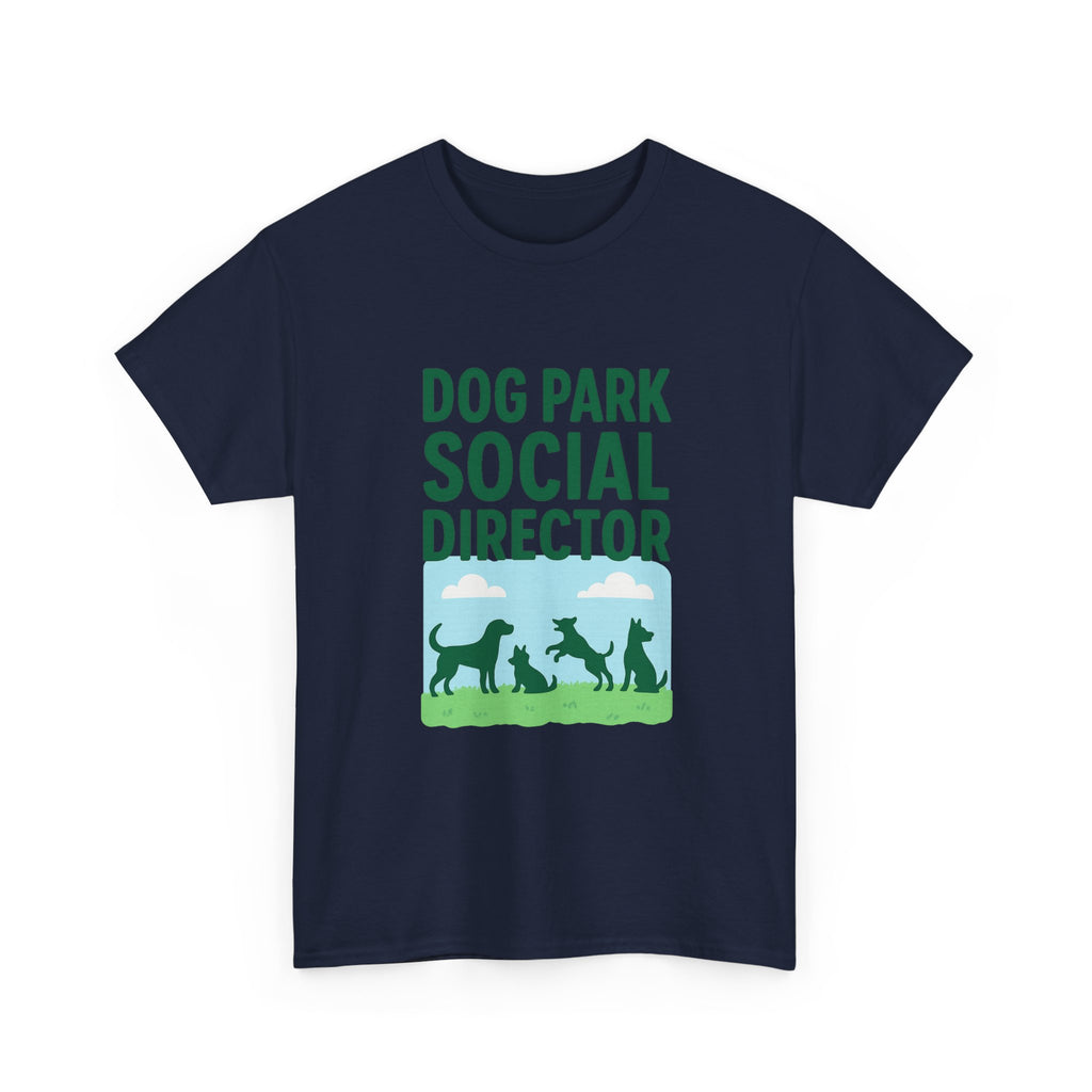 Dog Park Social Director T-Shirt | Dog Lover Gift | Graphic Tee