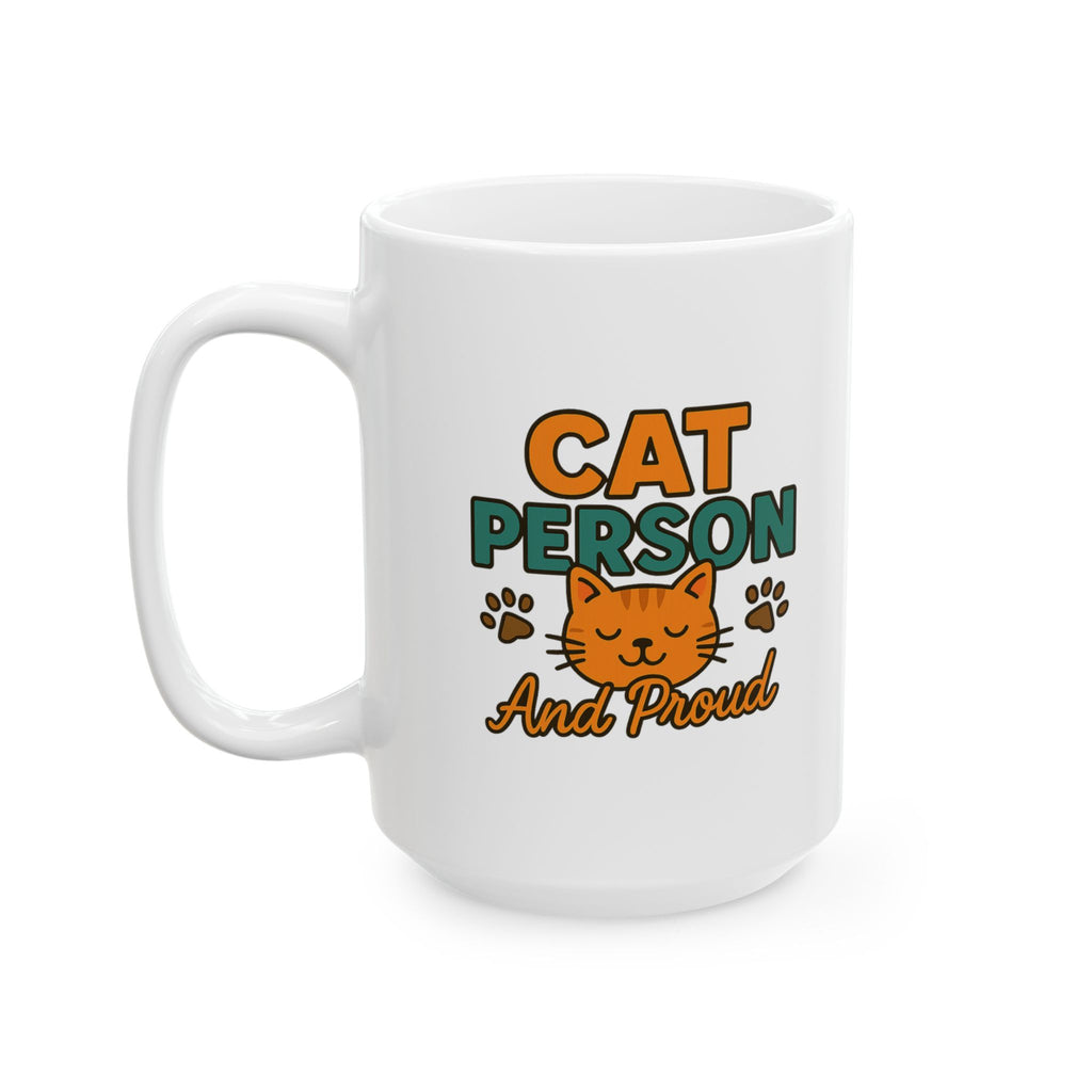 Cat Person Loading Please Wait Coffee Mug | Funny Cat Lover Gift | Ceramic Mug