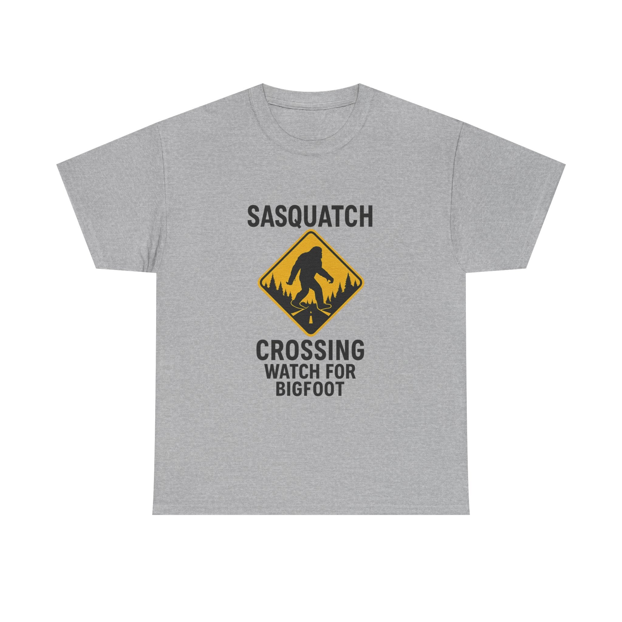 Sasquatch Crossing Watch For Bigfoot T-Shirt | Unique Gift | Graphic Tee