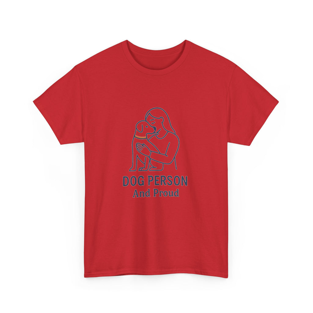 Dog Person Warning May Talk About Dogs T-Shirt | Funny Dog Humor | Graphic Tee