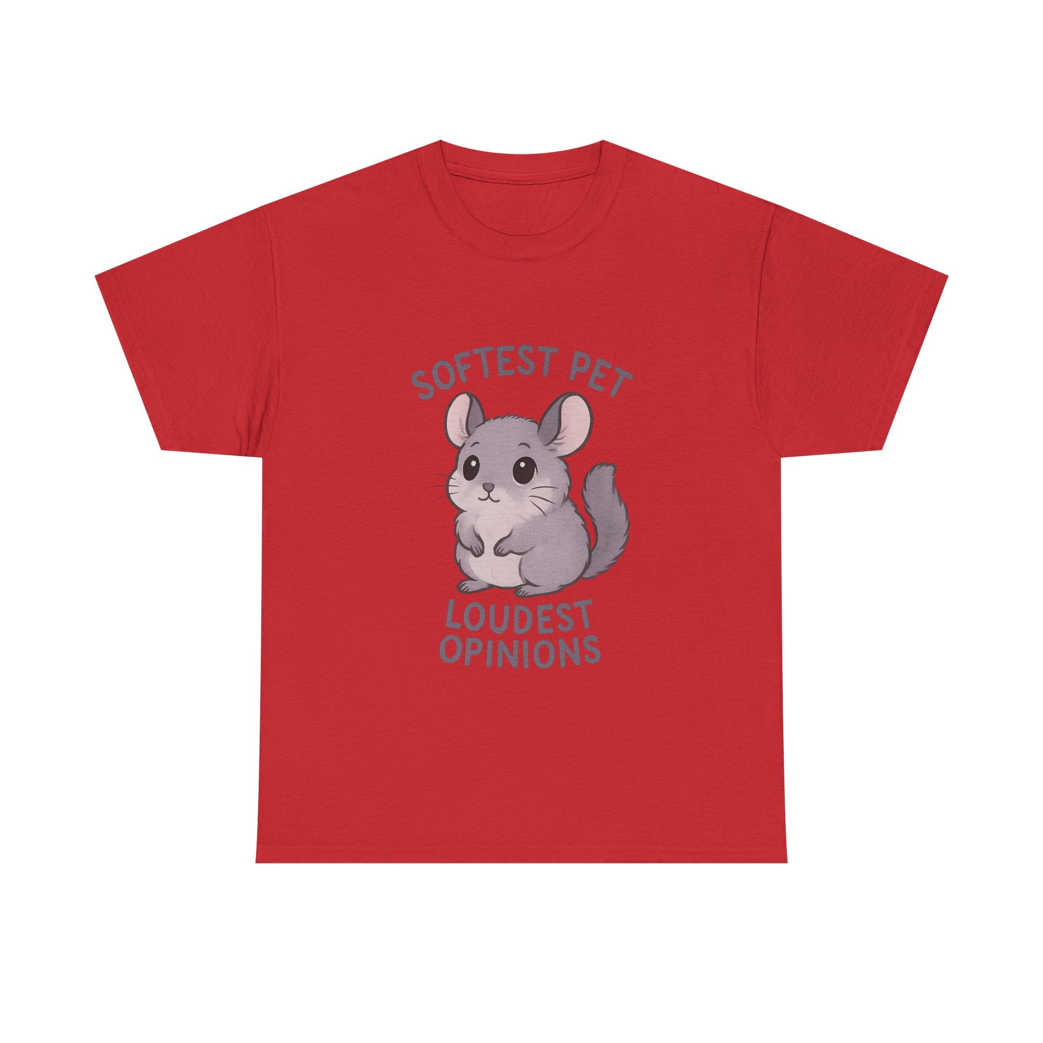 Chinchilla Mom Softest Pet Loudest Opinions T-Shirt