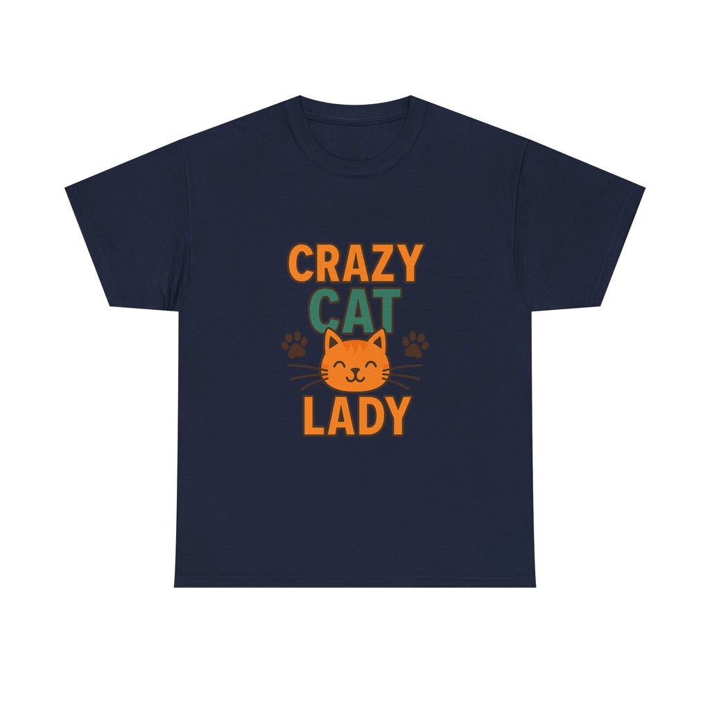 Certified Crazy Cat Lady T-Shirt | Funny Gift for Her | Graphic Tee