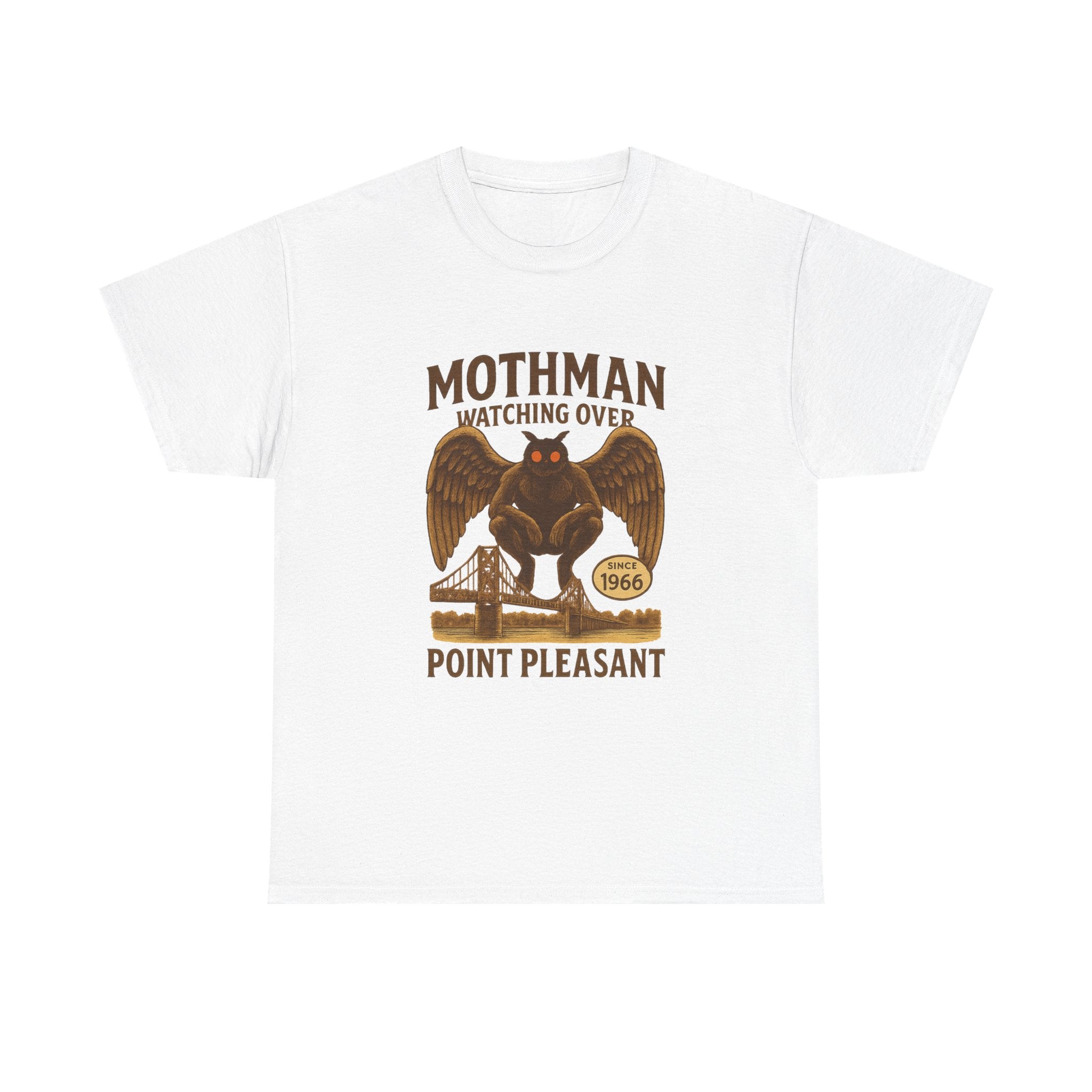 Mothman Watching Over Point Pleasant Since 1966 T-Shirt | Unique Gift | Graphic Tee