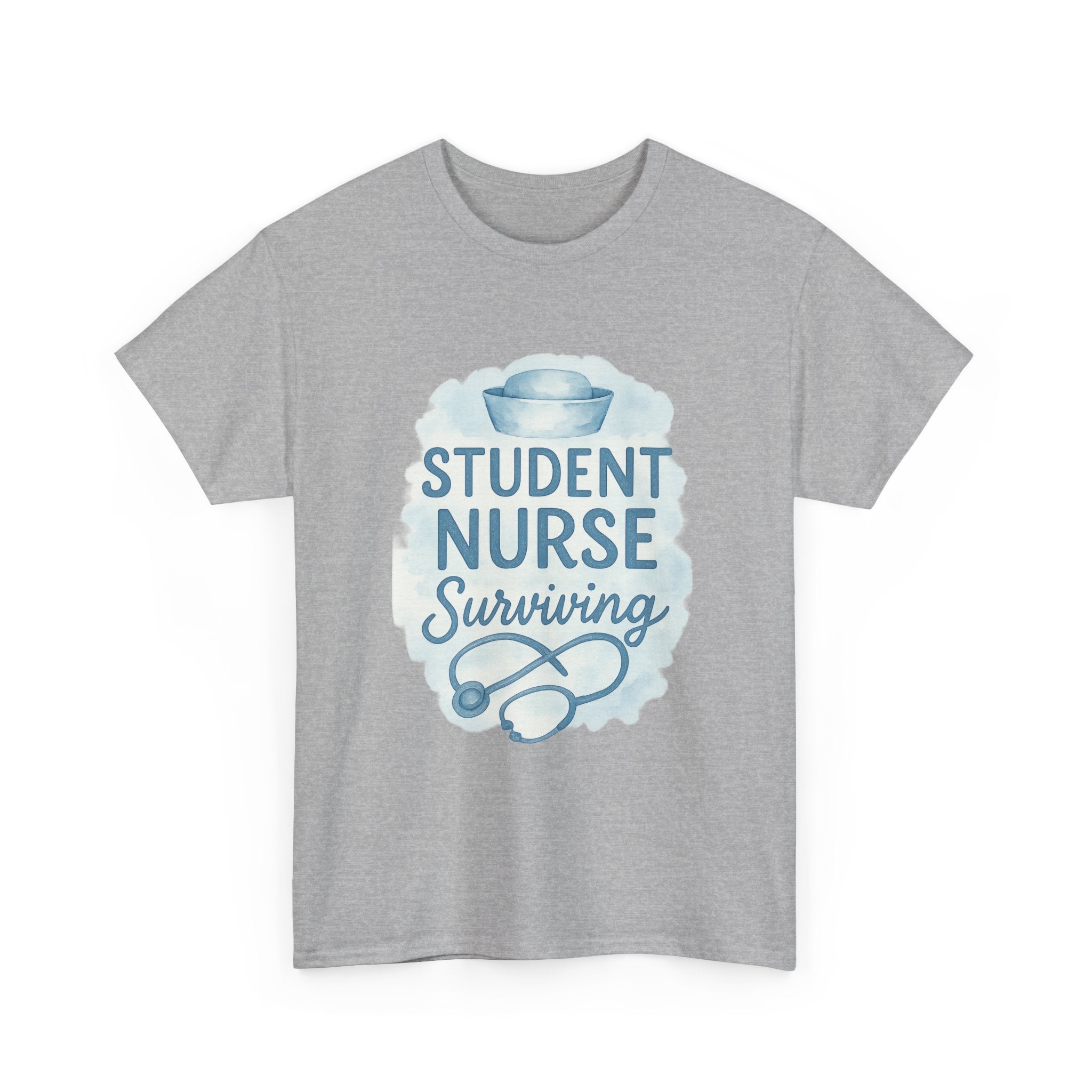 Nursing Student Powered By Caffeine And Textbooks T-Shirt | Nursing Student Gift | Graphic Tee