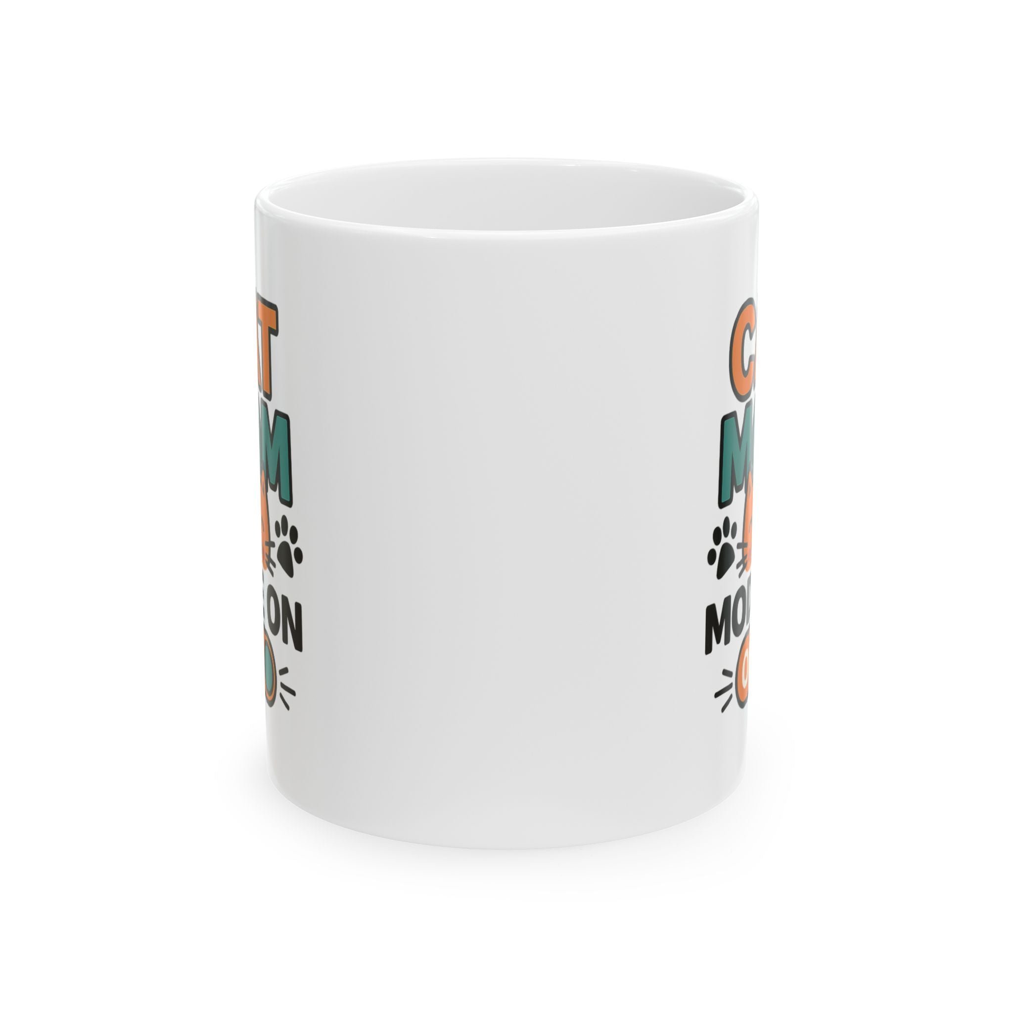 Life Is Better With A Cat Coffee Mug | Cat Mom Appreciation | Ceramic Mug