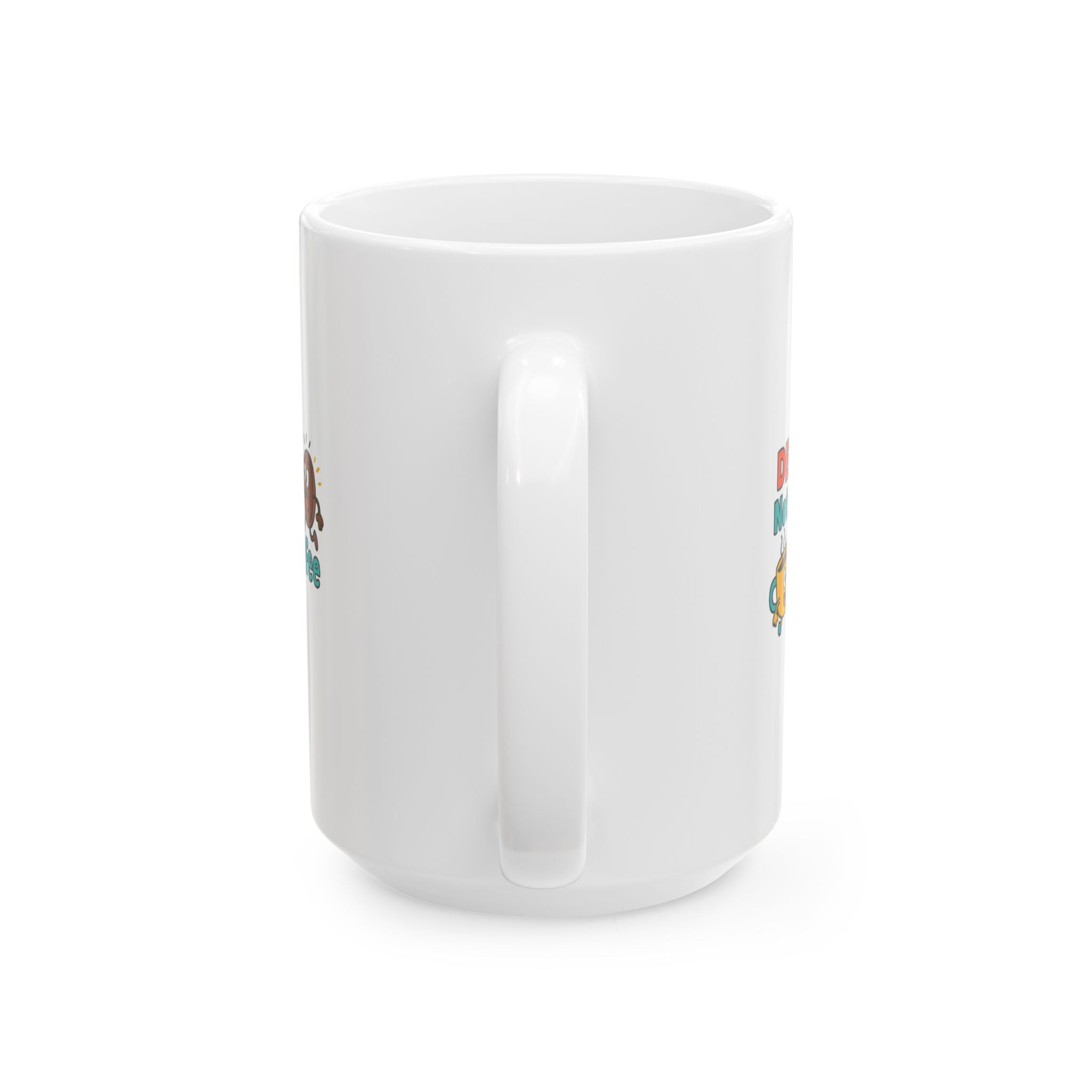 Decaf Is Not Real Coffee Fight Me Coffee Mug | Anti Decaf Coffee Humor | Ceramic Mug