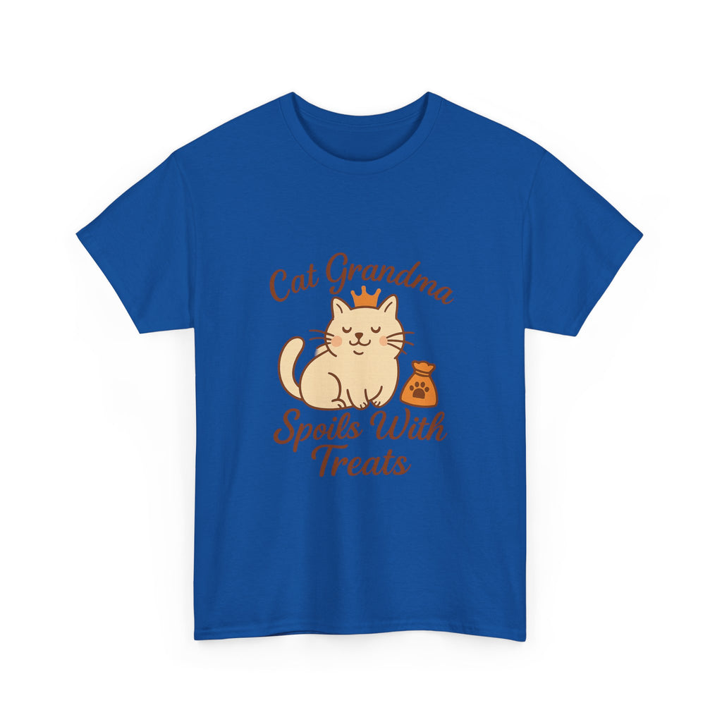 Cat Grandma Spoils With Treats T-Shirt | Cat Lover Gift | Graphic Tee