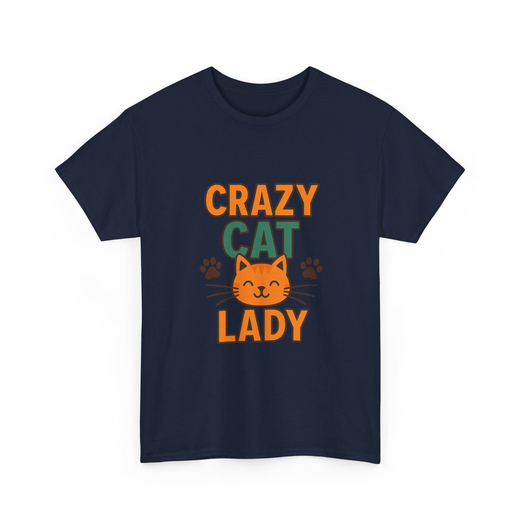 Certified Crazy Cat Lady T-Shirt | Funny Gift for Her | Graphic Tee